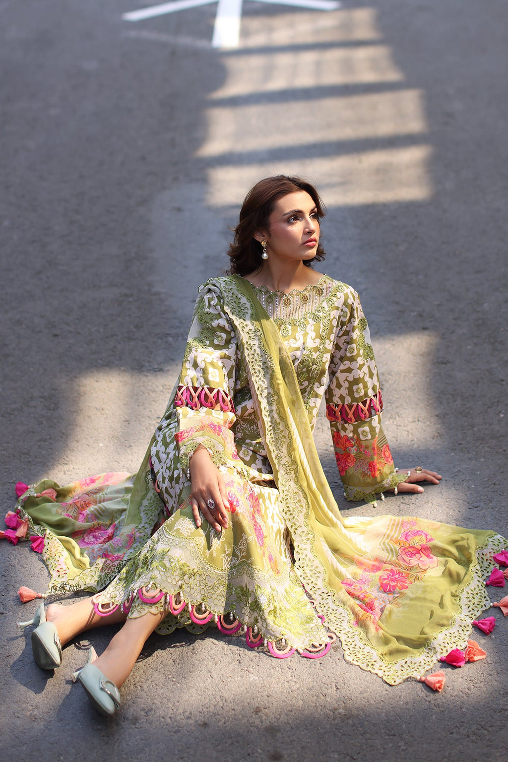 3-PC Unstitched Embroidered Lawn Collection CC5-27