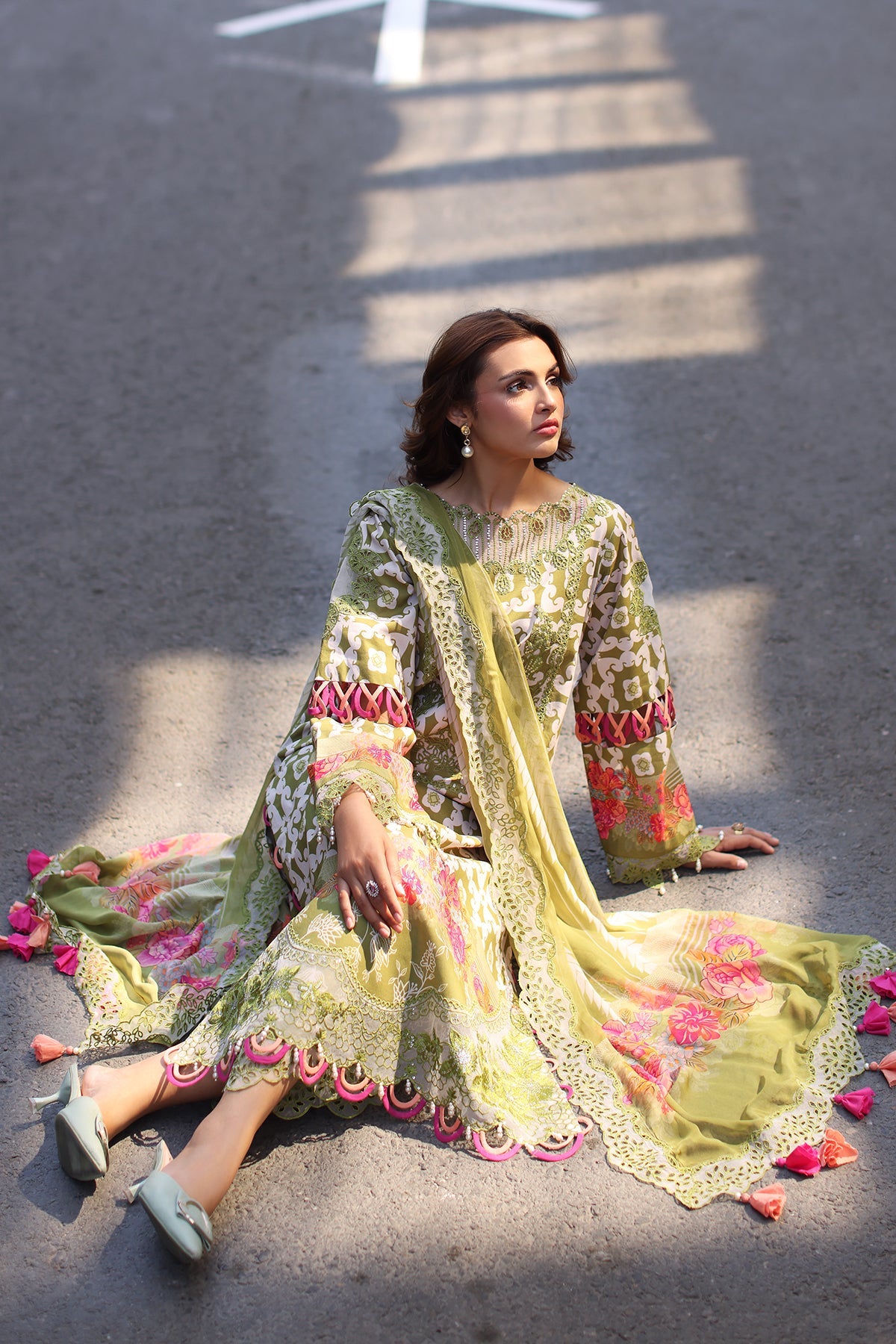 3-PC Unstitched Embroidered Lawn Collection CC5-27