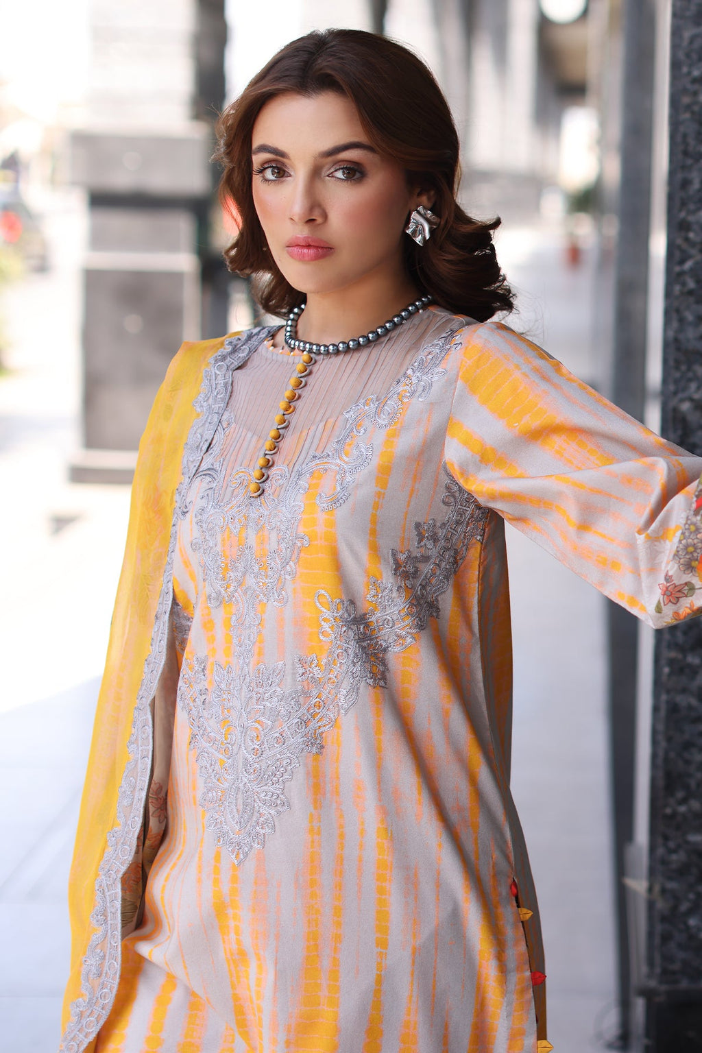 3-PC Unstitched Embroidered Lawn Collection CC5-25