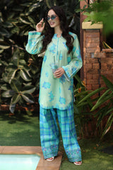 2-PC Cotton Printed Suit CNP-5-109Z