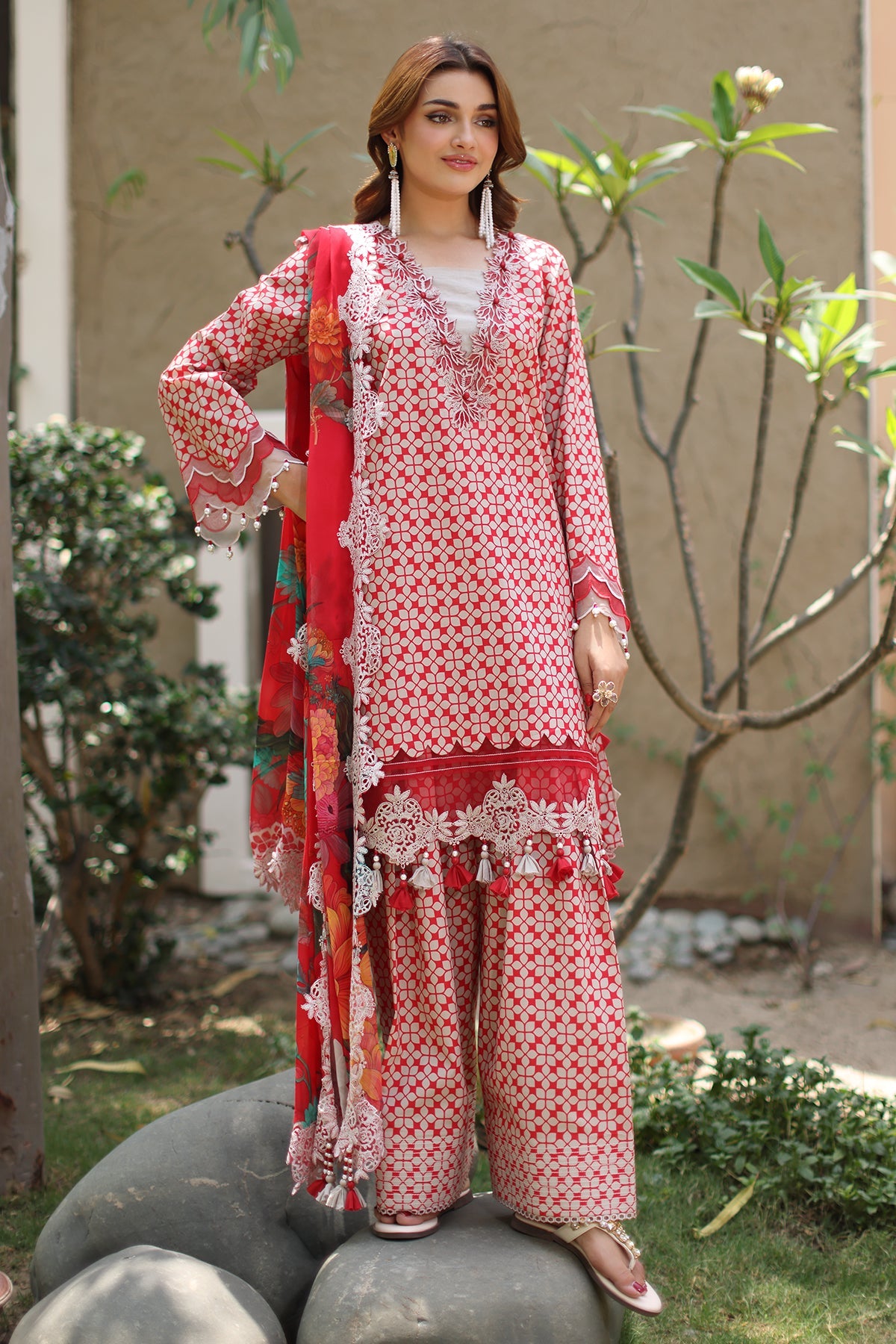 3-PC Unstitched Embroidered Lawn Collection CB5-02