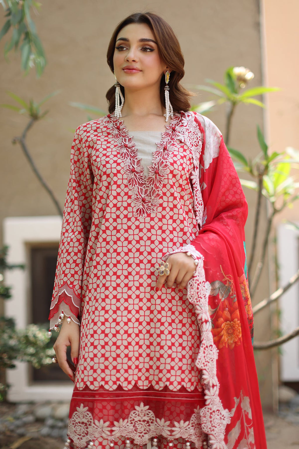 3-PC Unstitched Embroidered Lawn Collection CB5-02