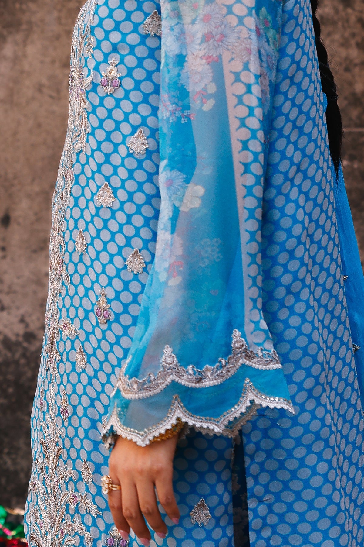 3-pc Unstitched Chiffon Collection VSL25-20