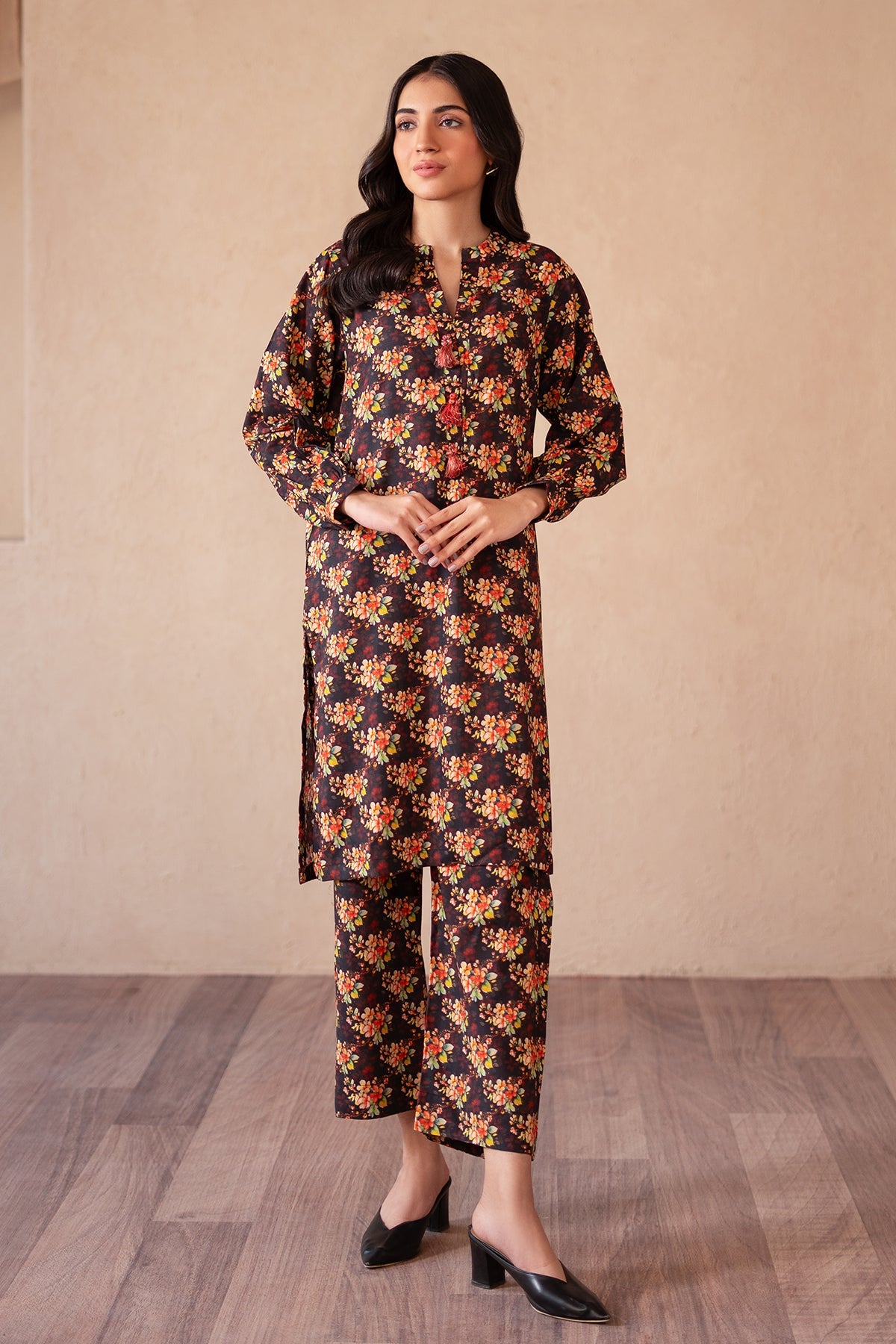 2-PC Printed Staple Shirt with Trouser CPM-4-S38