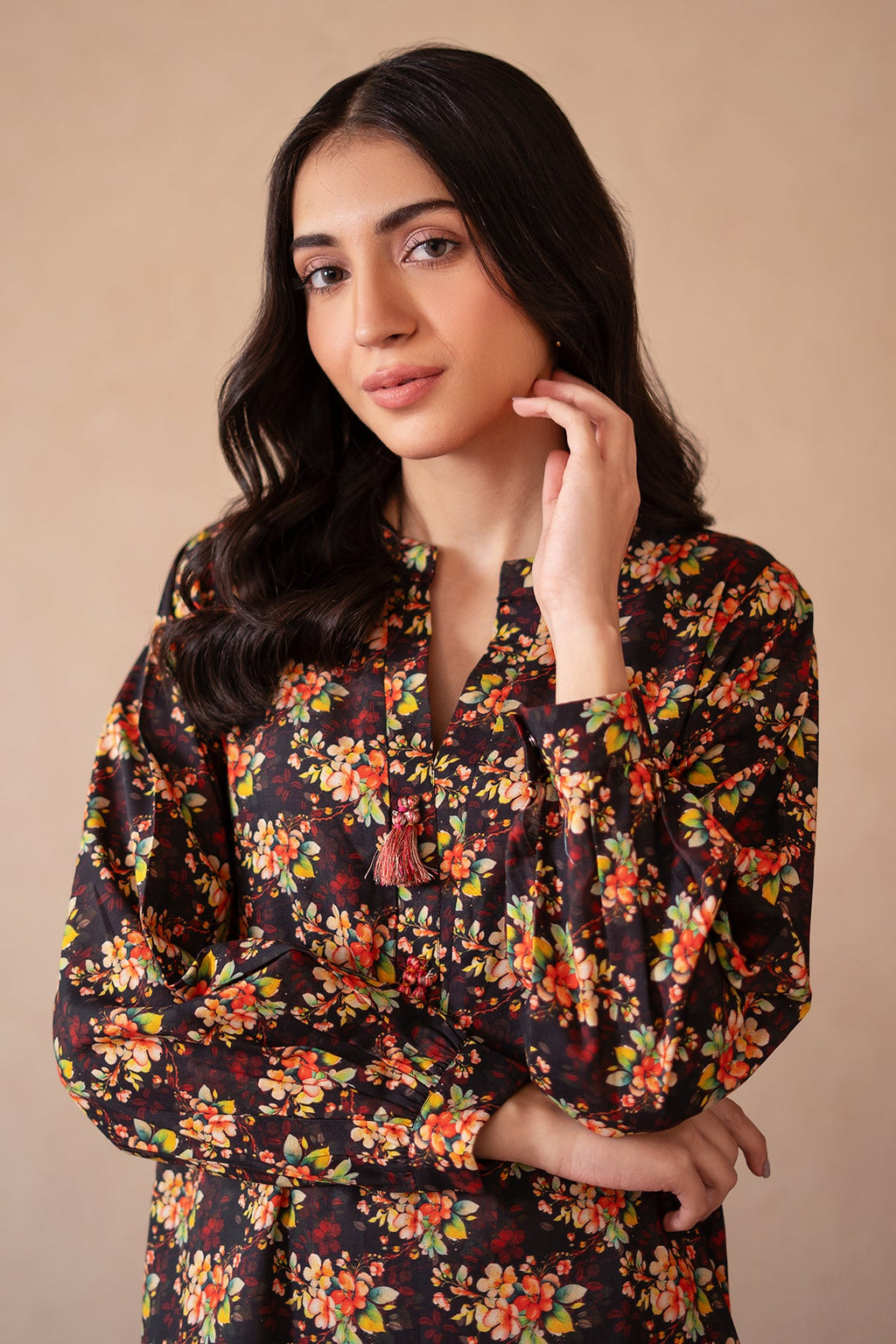 2-PC Printed Staple Shirt with Trouser CPM-4-S38