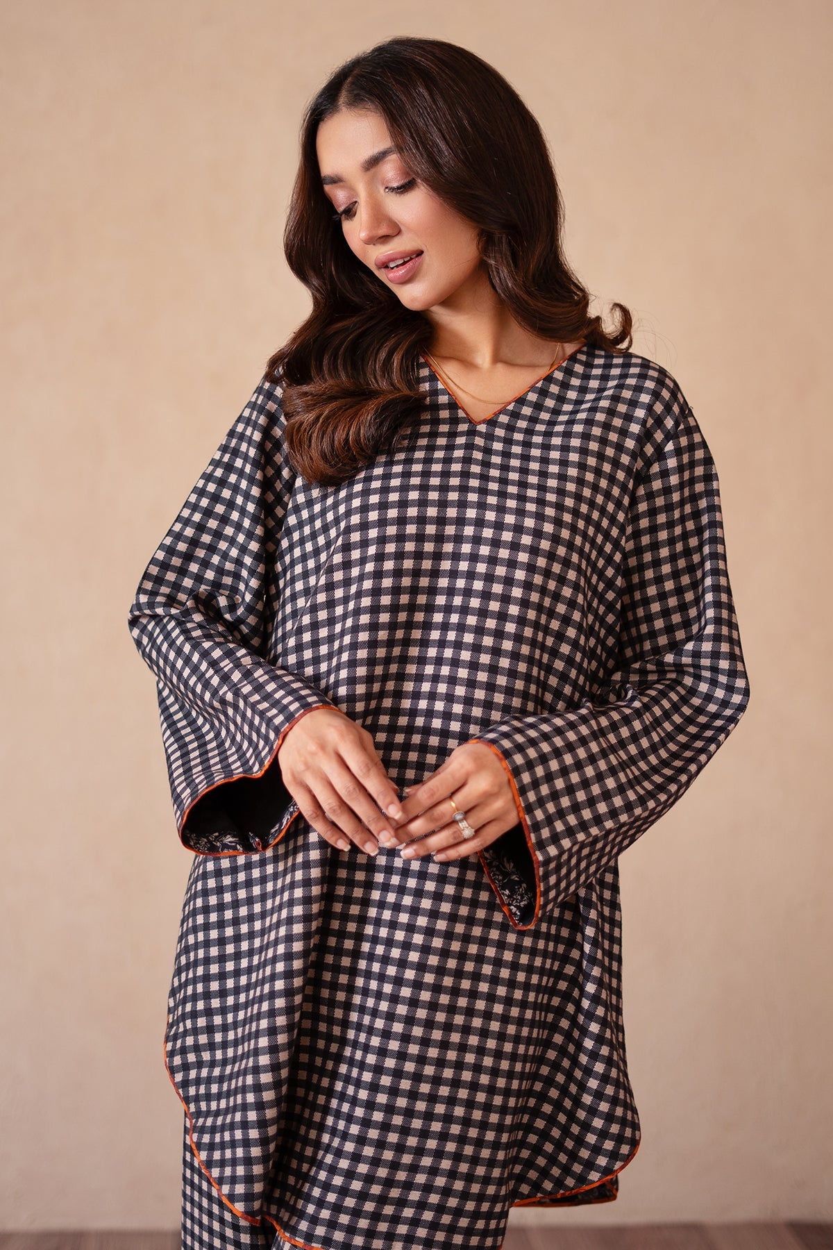 2-PC Printed Raw-Silk Shirt with Trouser CPM-4-S51