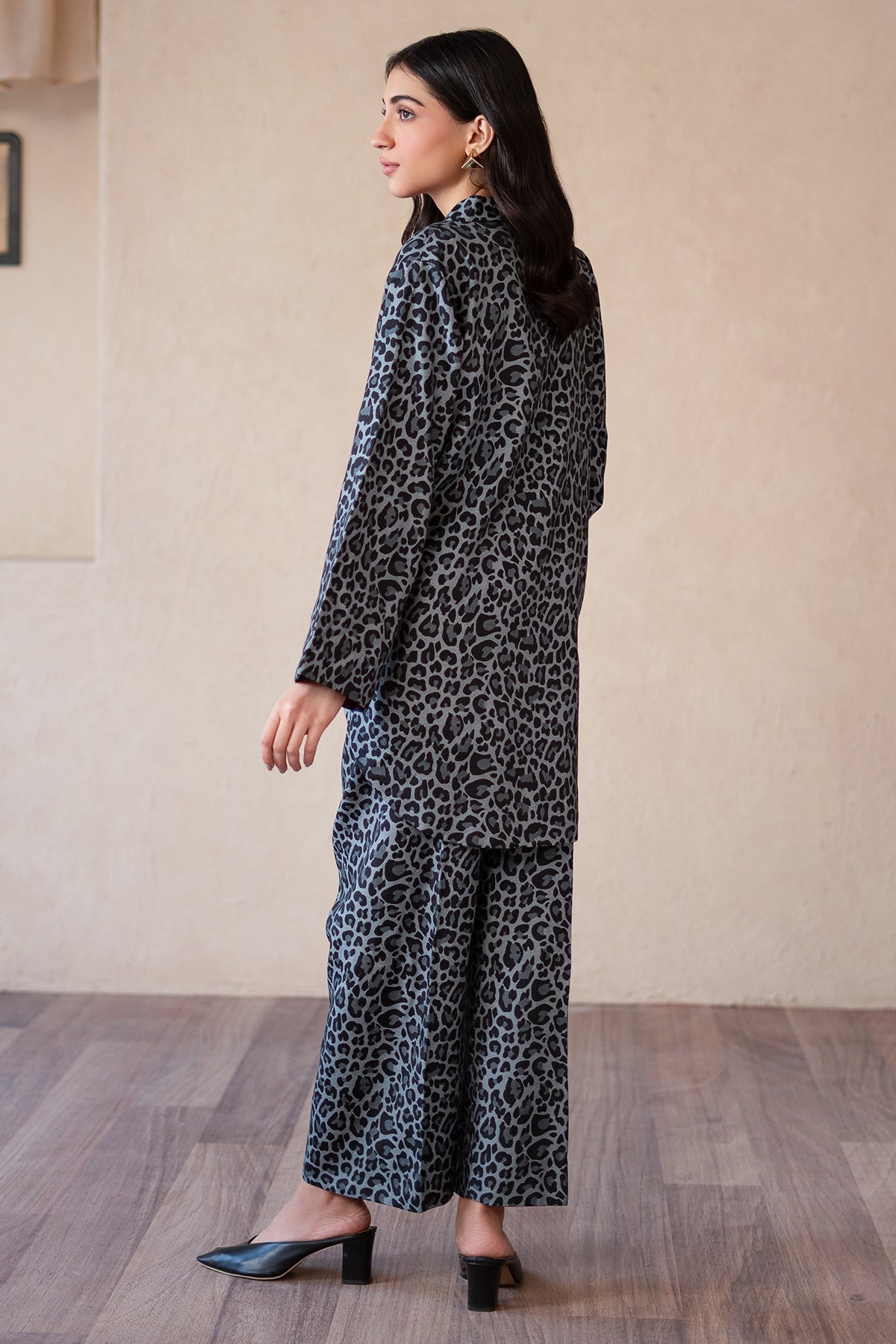 2-PC Printed Raw-Silk Suit CPM-4-S50