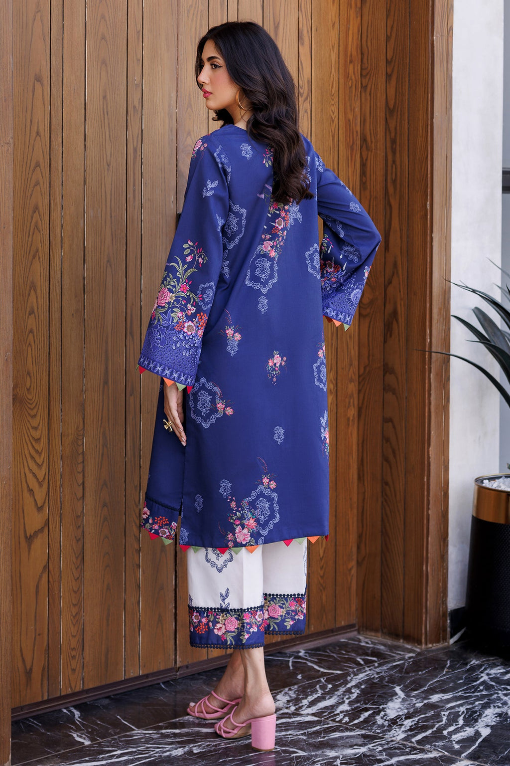 2-PC Printed Lawn Shirt with Trouser CPM-4-049