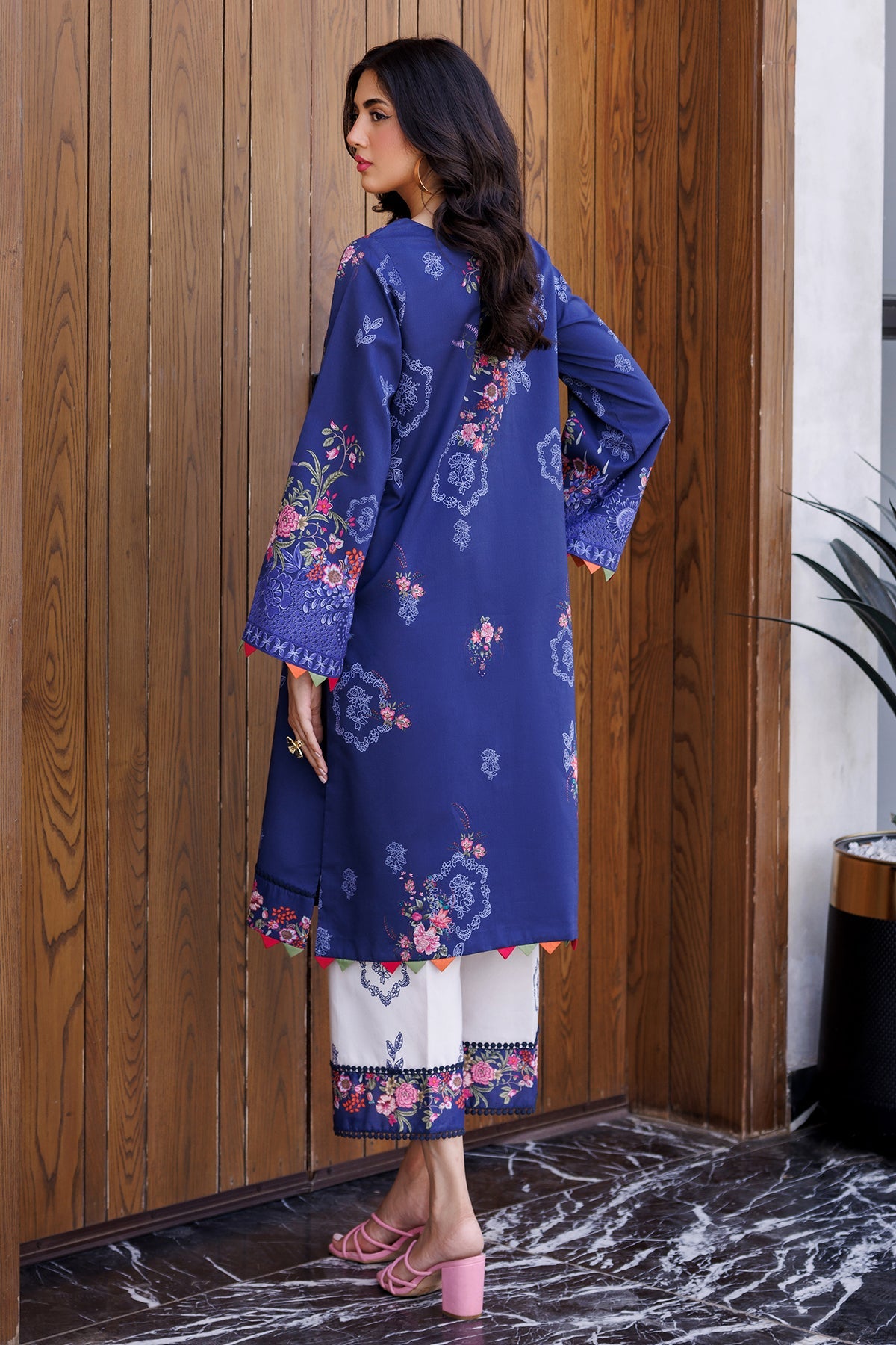 2-PC Printed Lawn Shirt with Trouser CPM-4-049