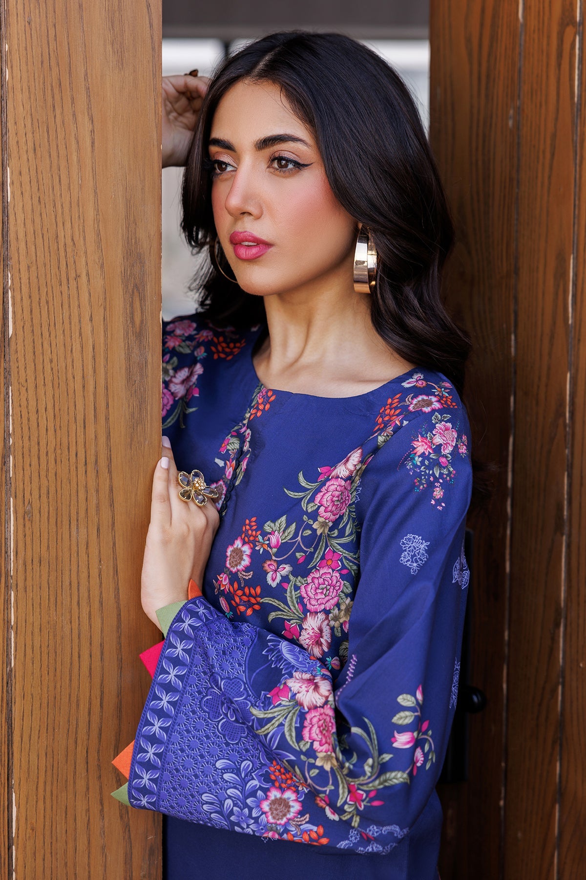 2-PC Printed Lawn Shirt with Trouser CPM-4-049