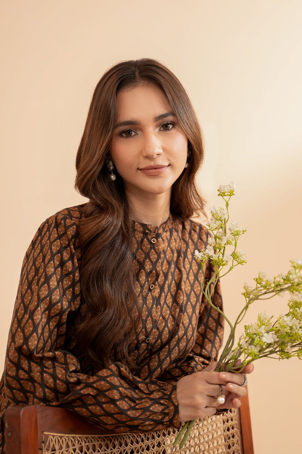 2-PC Printed Cotton Shirt with Trouser CPM-4-1S