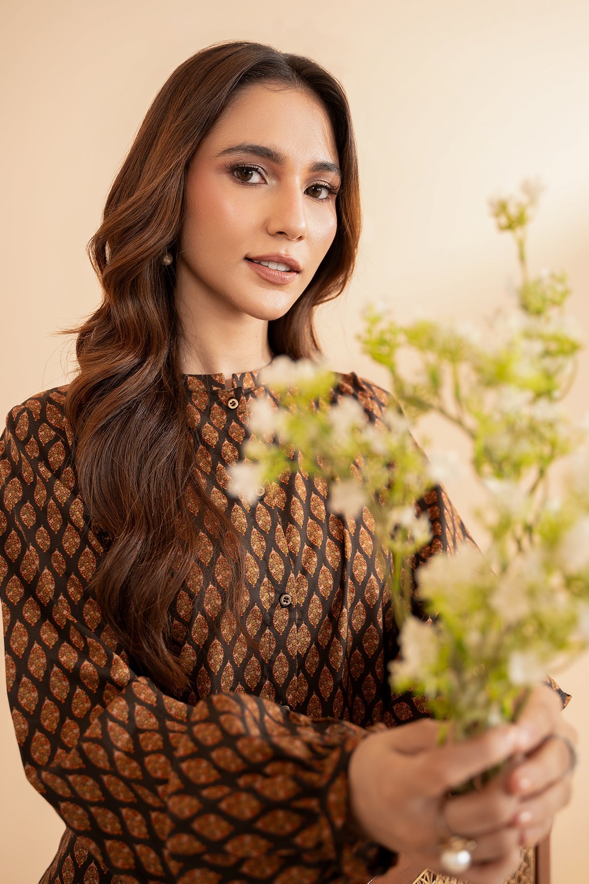 2-PC Printed Cotton Shirt with Trouser CPM-4-1S