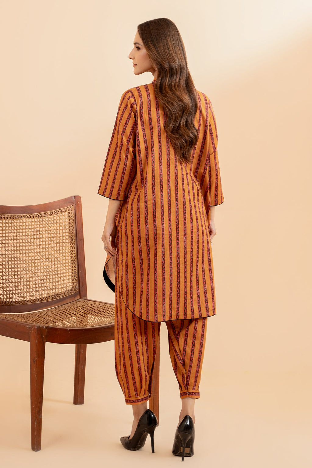 2-PC Printed Cotton Shirt with Trouser CPM-4-2S