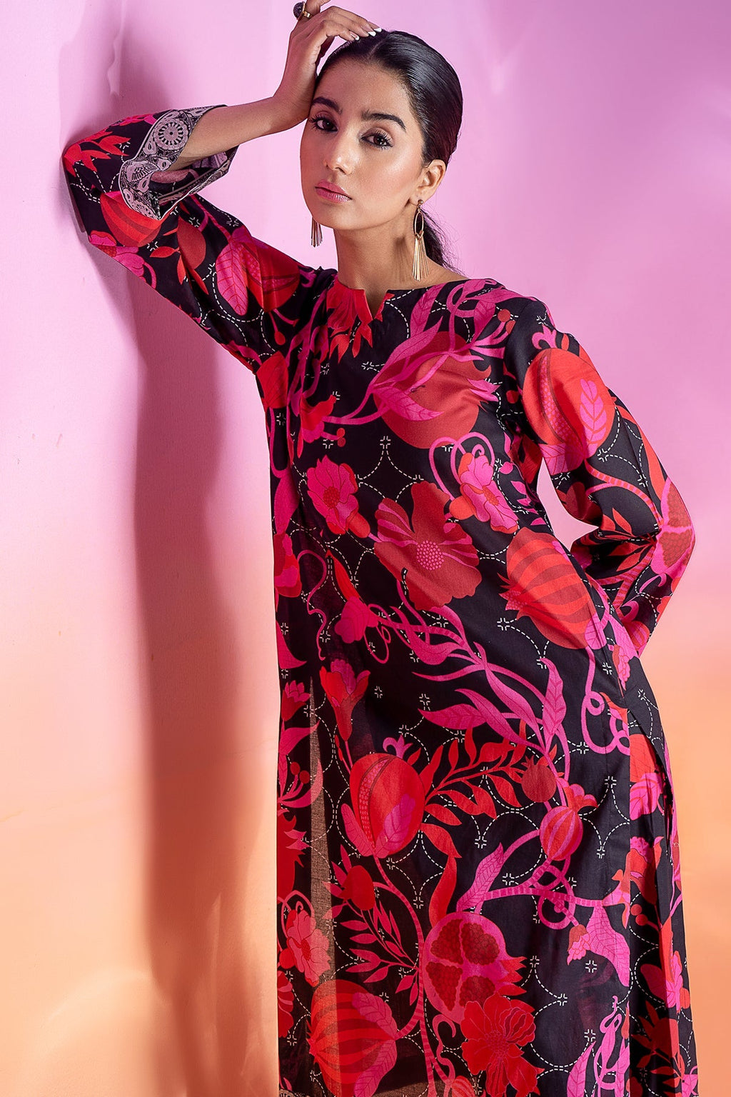 2-PC Printed Lawn Shirt with Trouser CPM-4-299