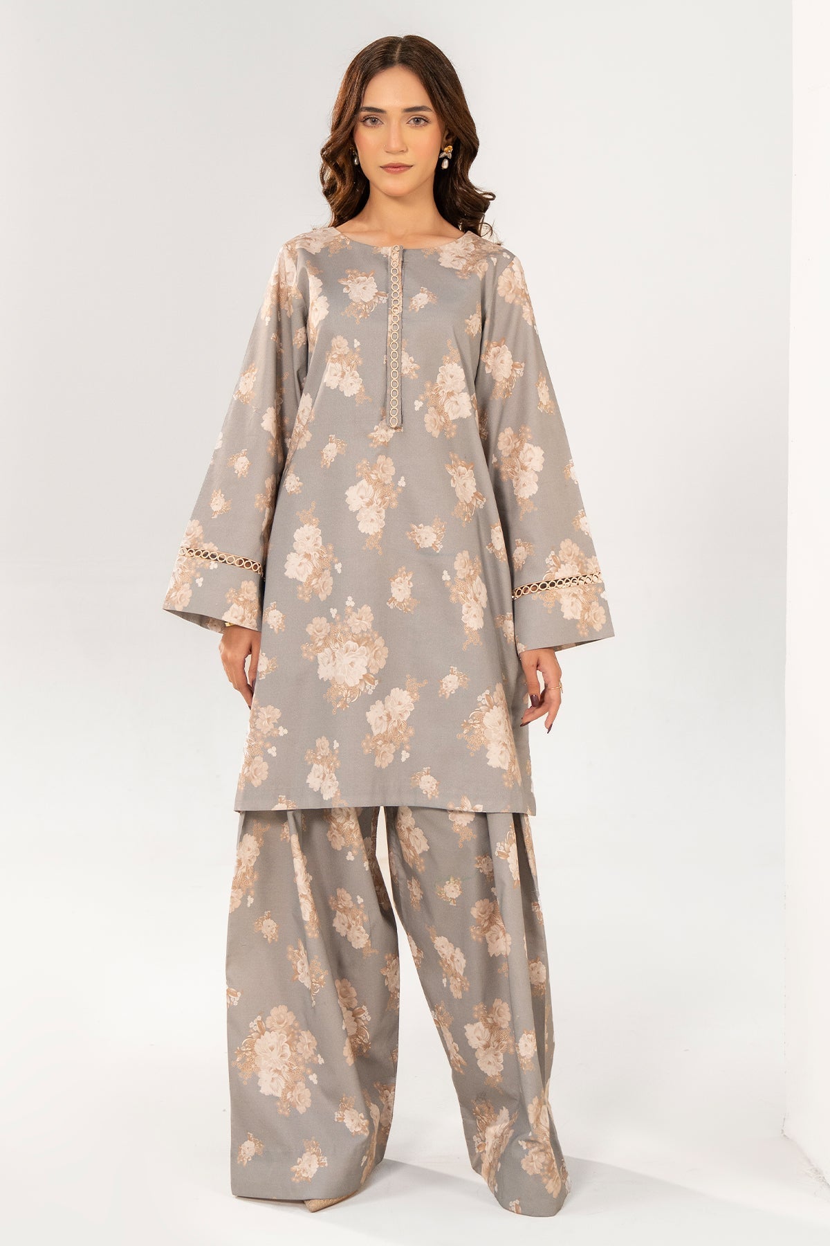 2-PC Printed Cotton Suit  CPM-5-03S