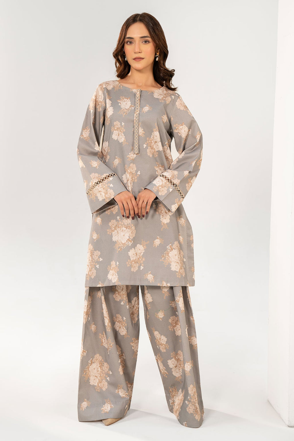2-PC Printed Cotton Suit  CPM-5-03S