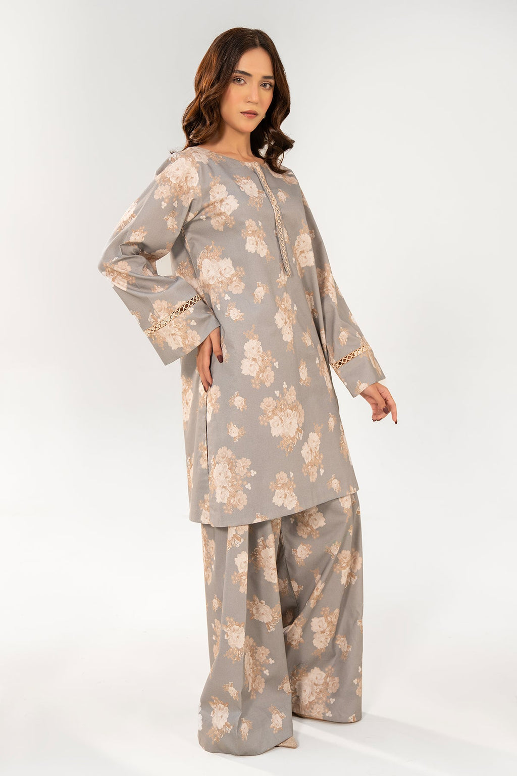 2-PC Printed Cotton Suit  CPM-5-03S