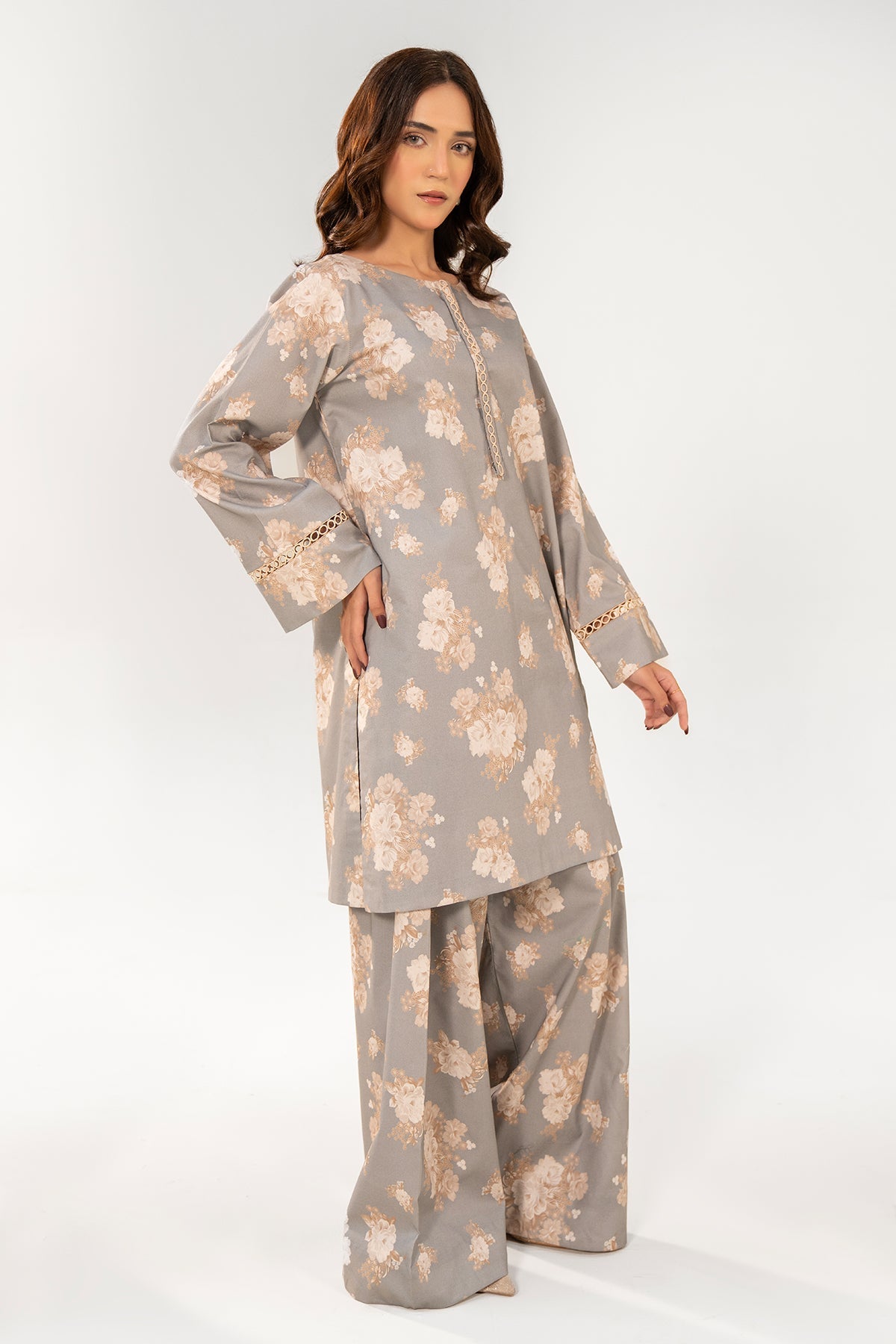 2-PC Printed Cotton Suit  CPM-5-03S