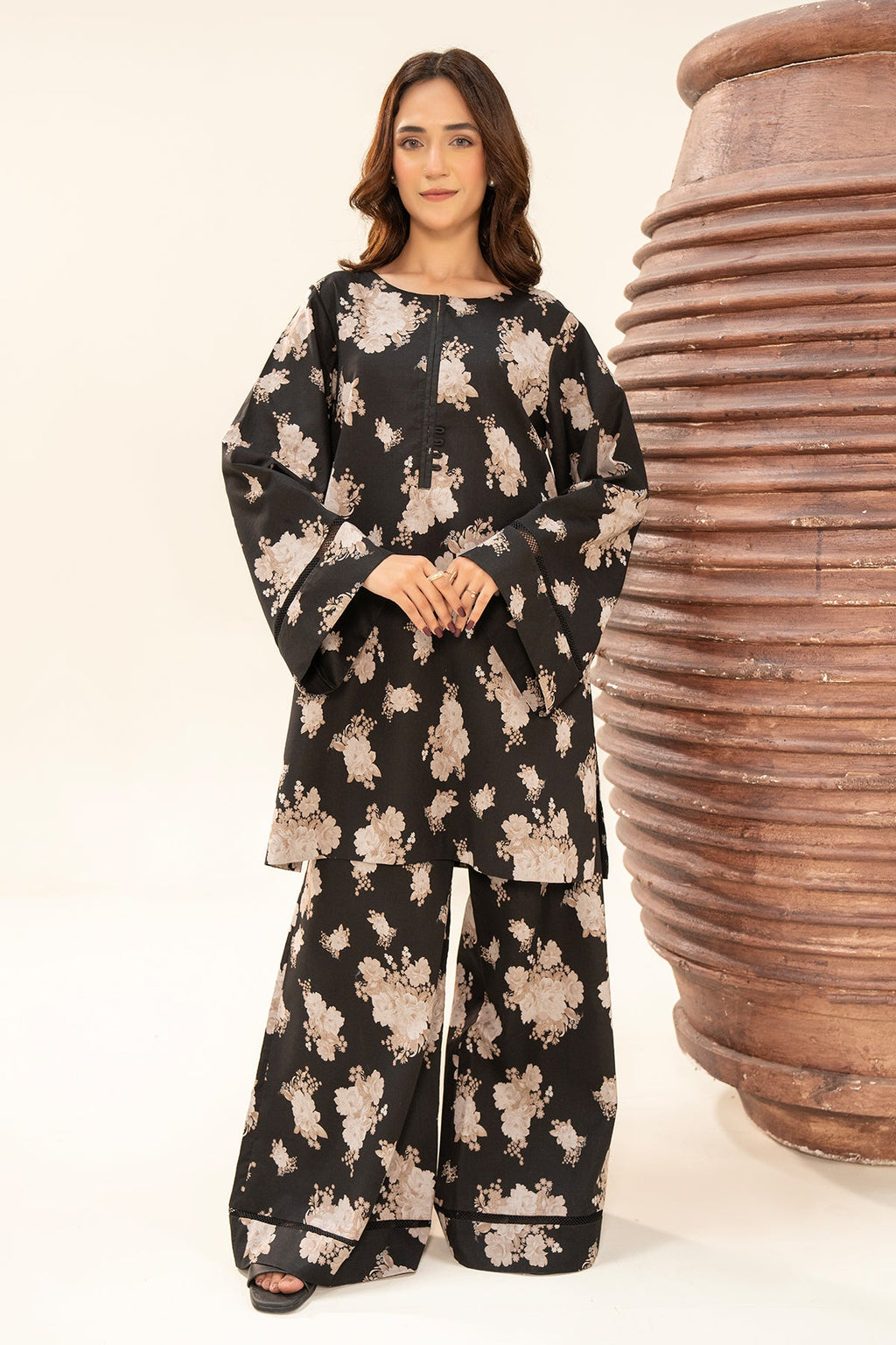 2-PC Printed Cotton Suit   CPM-5-04S