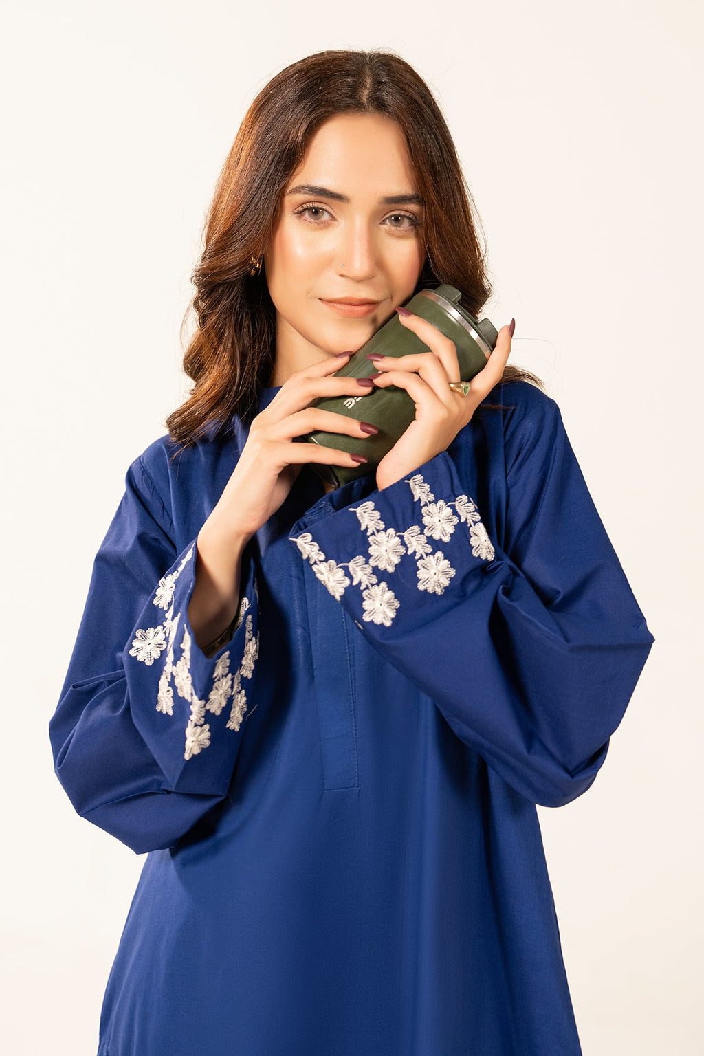 2-PC Printed Cotton Shirt CNP-5-155S