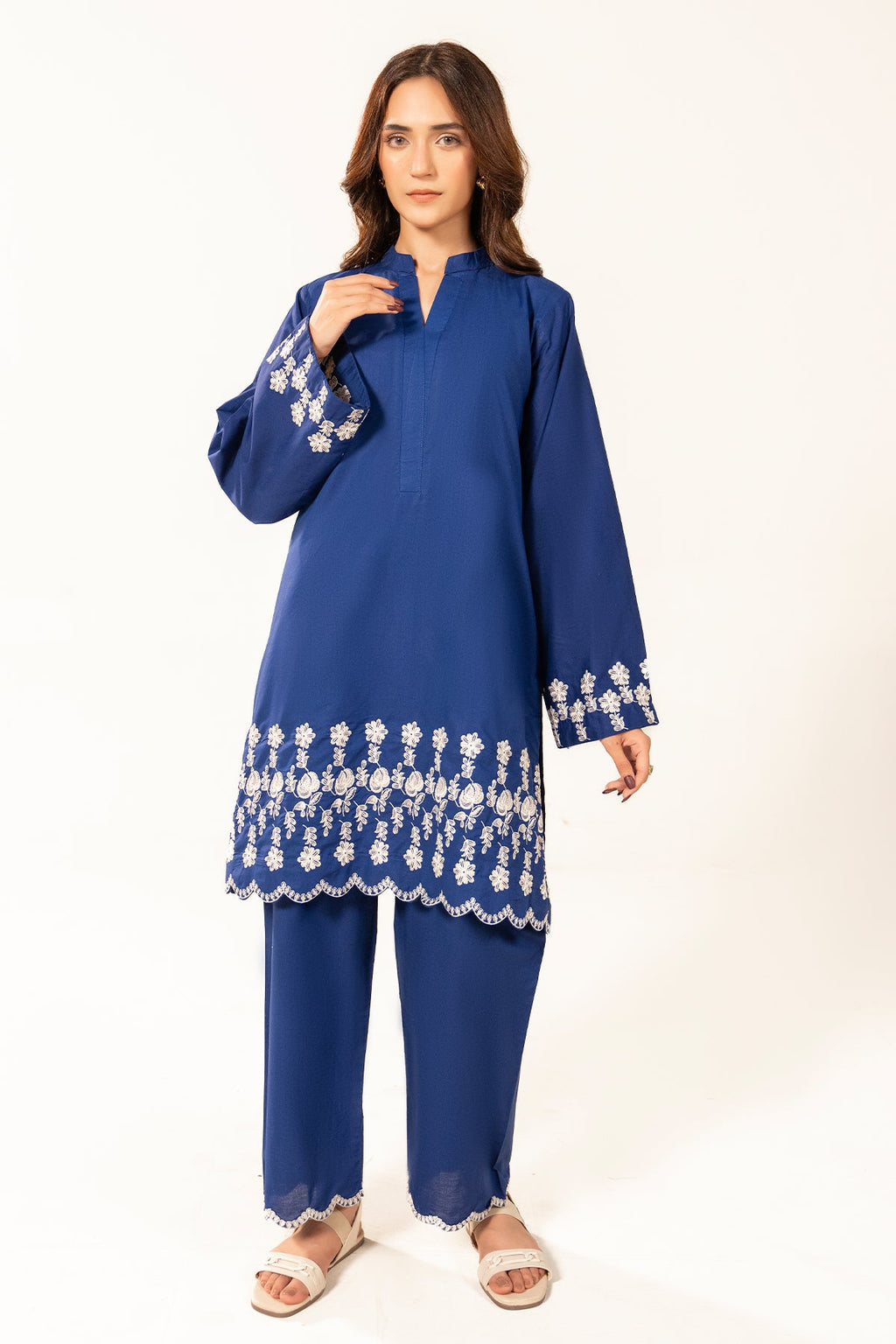 2-PC Printed Cotton Shirt CNP-5-155S