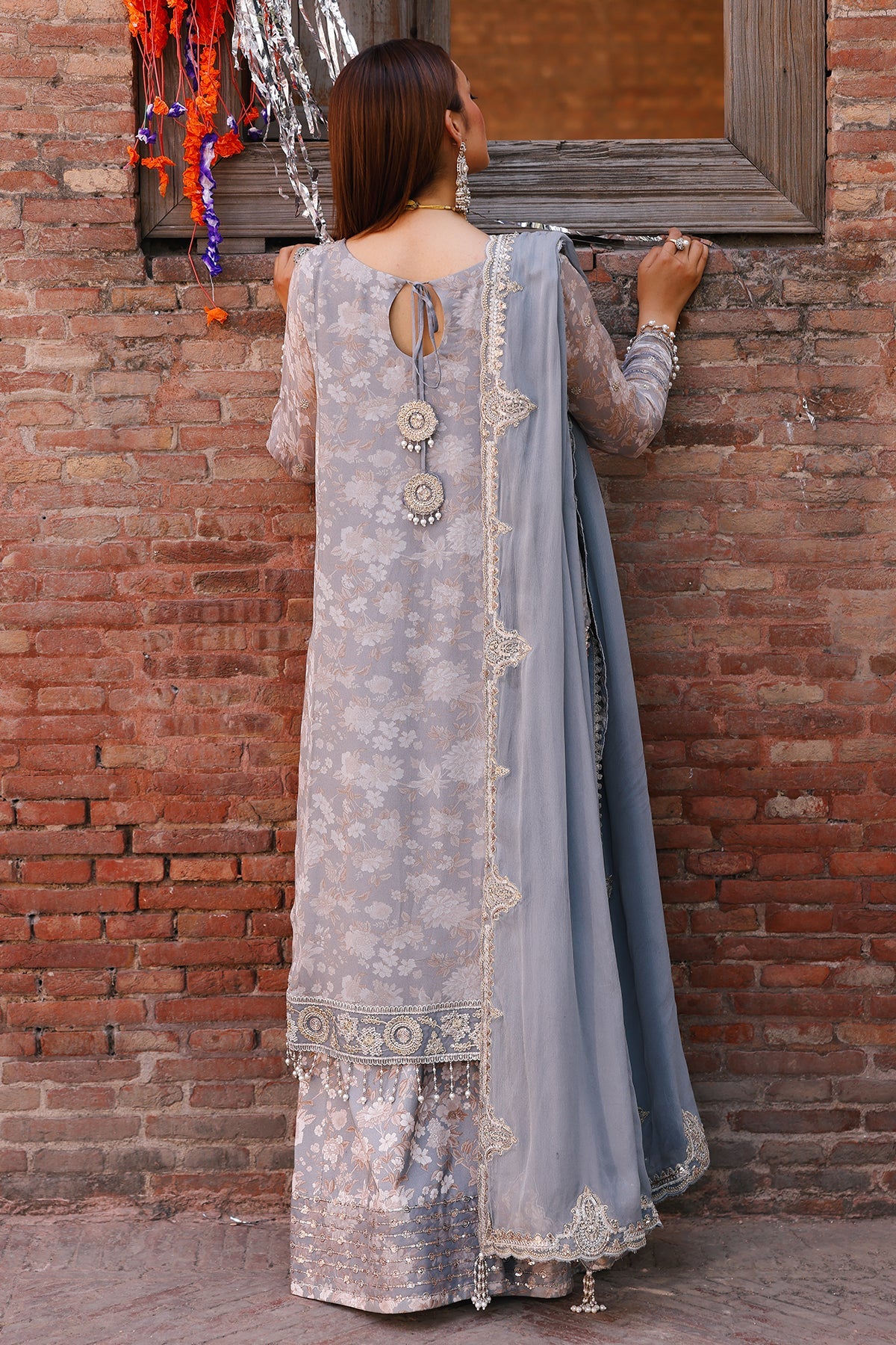 3-pc Unstitched Chiffon Collection VSL25-22