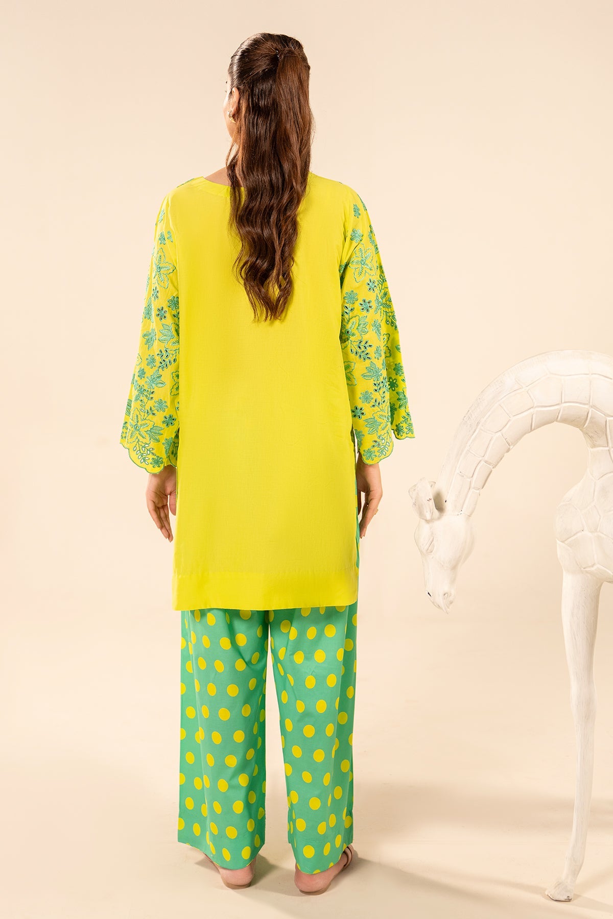 2-PC Printed Cotton Suit CNP-5-136Z