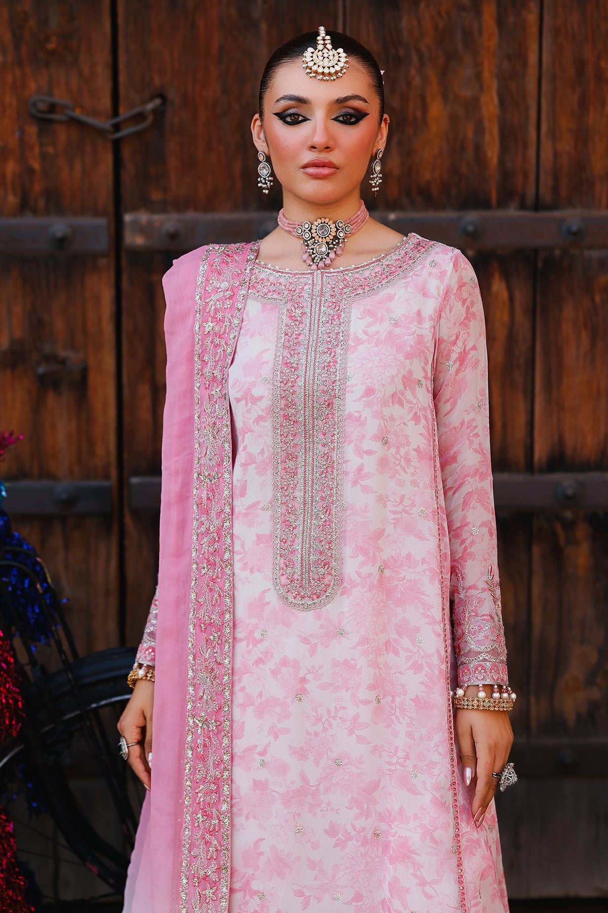 3-pc Unstitched Chiffon Collection VSL25-17