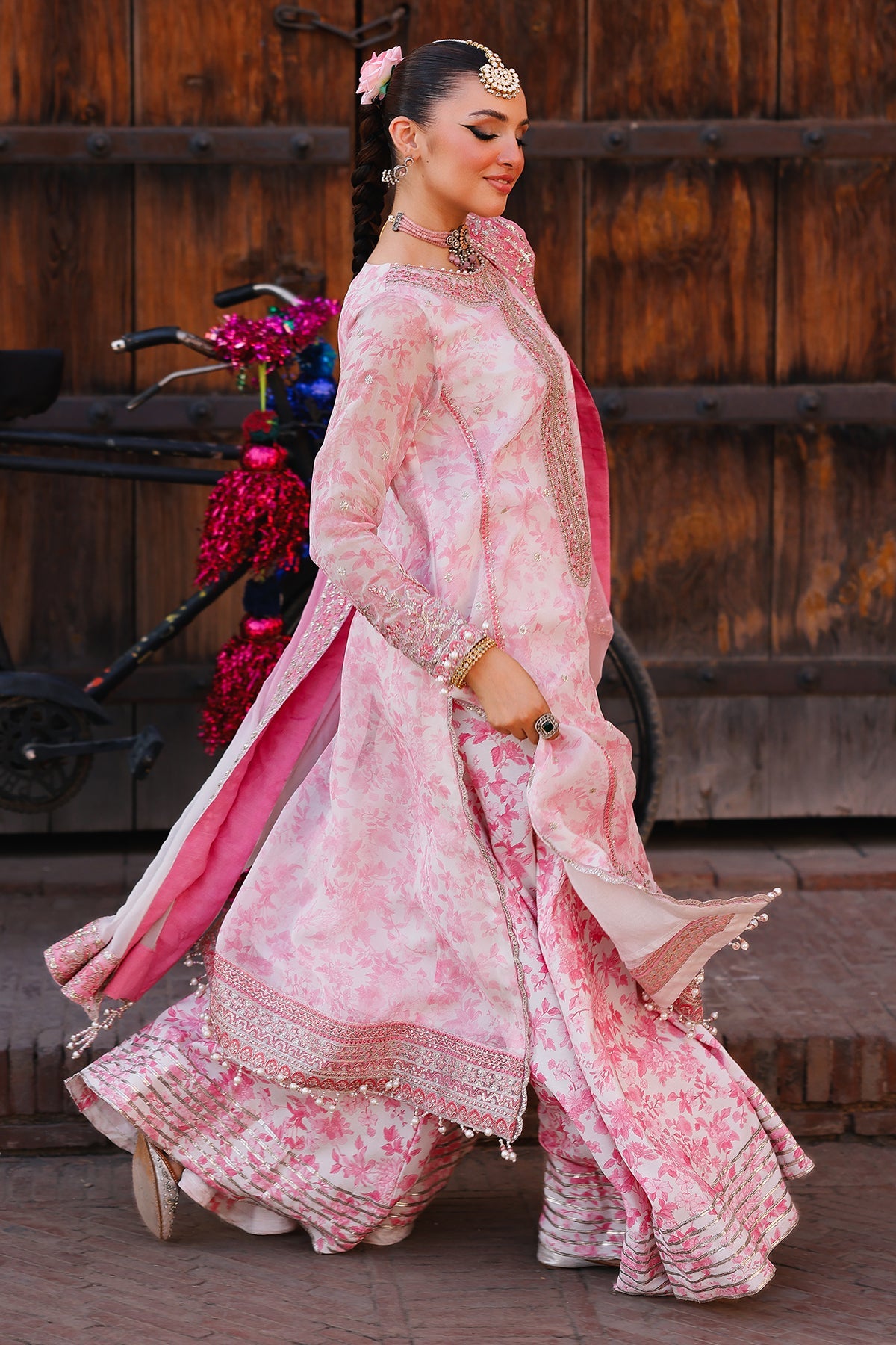 3-pc Unstitched Chiffon Collection VSL25-17