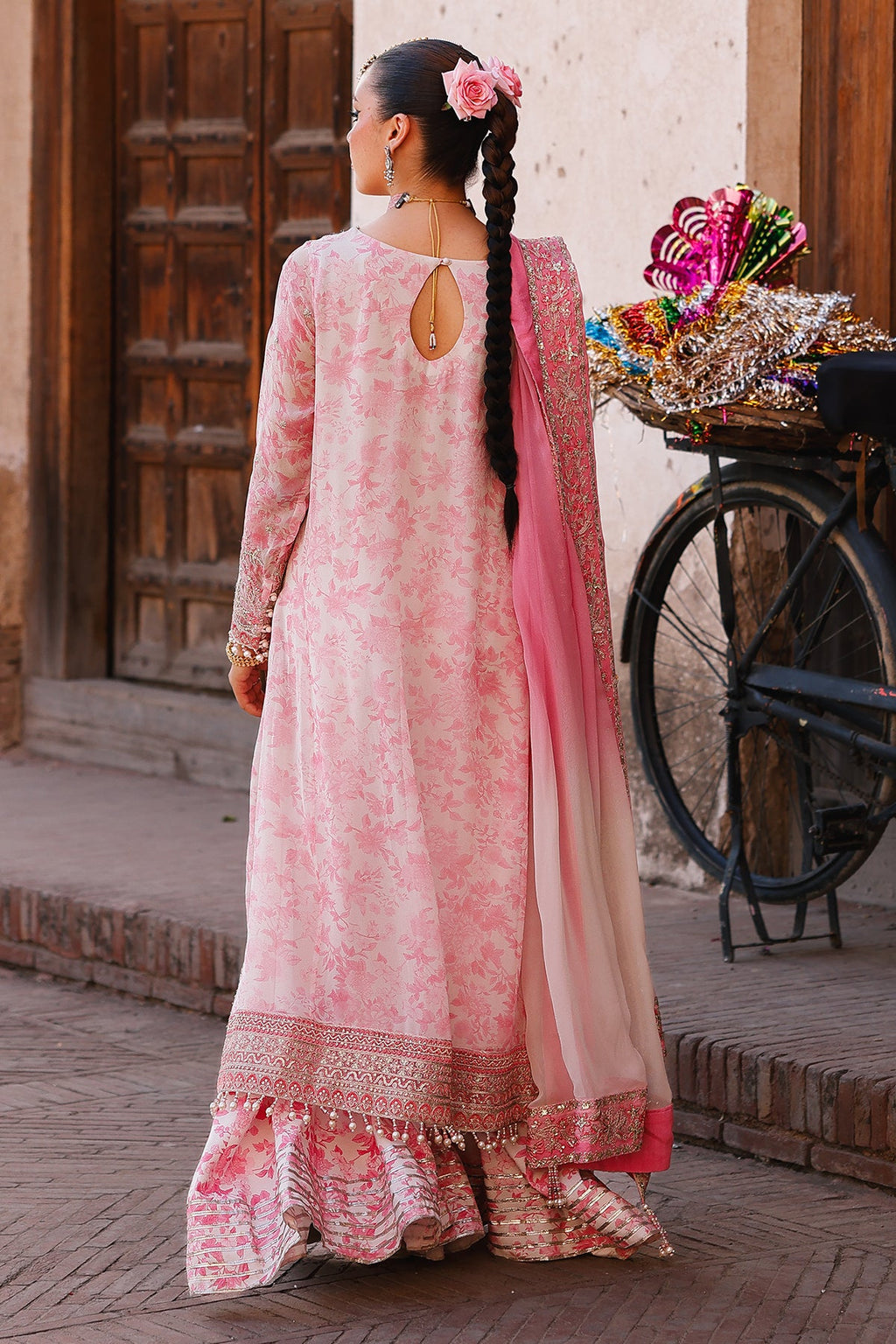 3-pc Unstitched Chiffon Collection VSL25-17