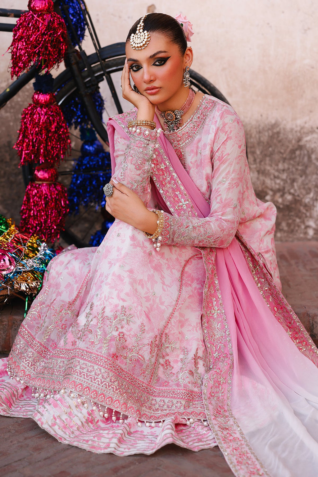 3-pc Unstitched Chiffon Collection VSL25-17