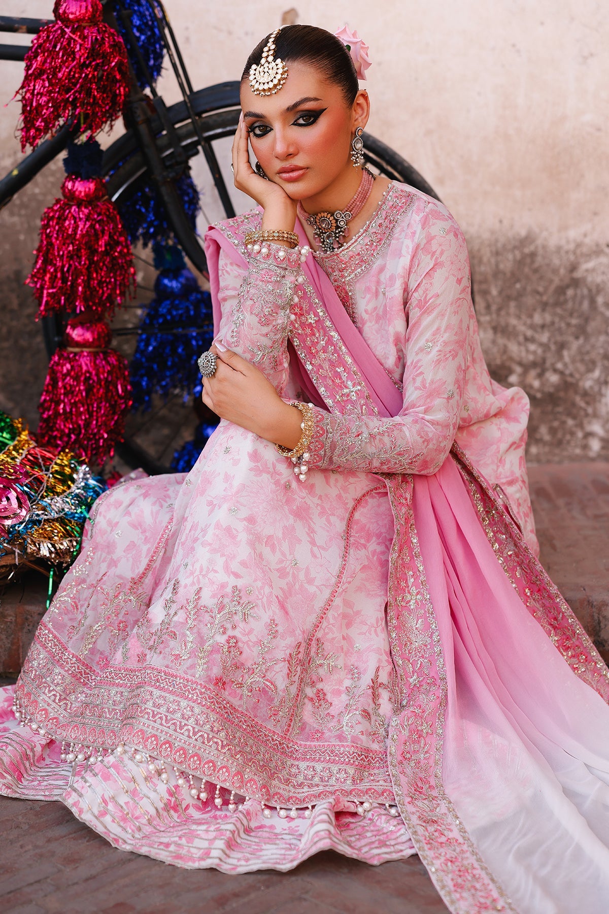 3-pc Unstitched Chiffon Collection VSL25-17