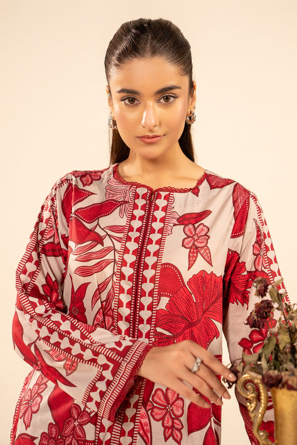 2-PC Printed Lawn Suit CPM-5-127Z