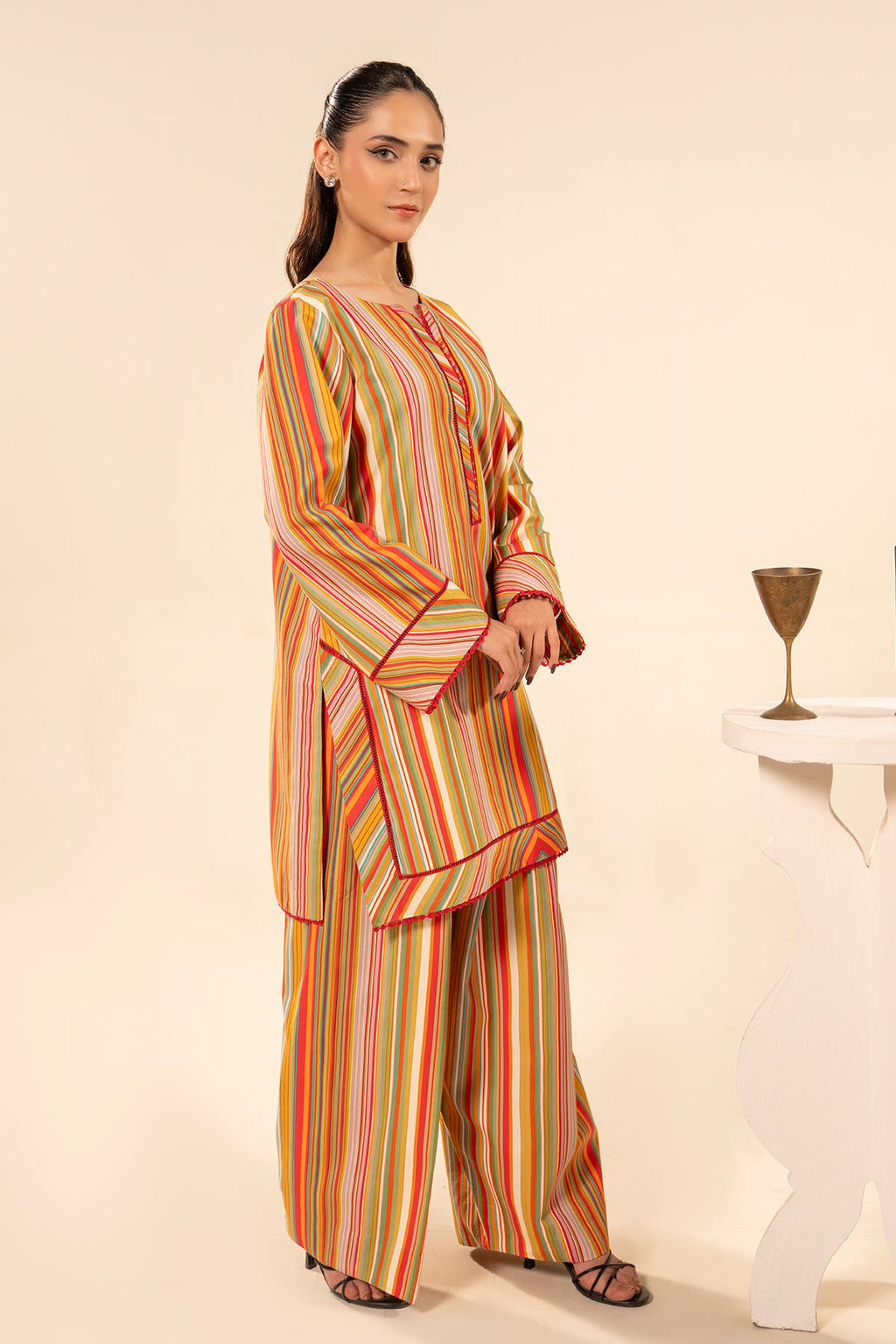 2-PC Printed Cotton Suit  CPM-5-267S