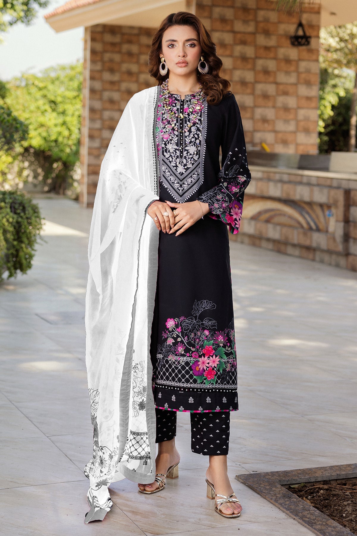 3-PC Unstitched Printed Lawn Collection CP5-04