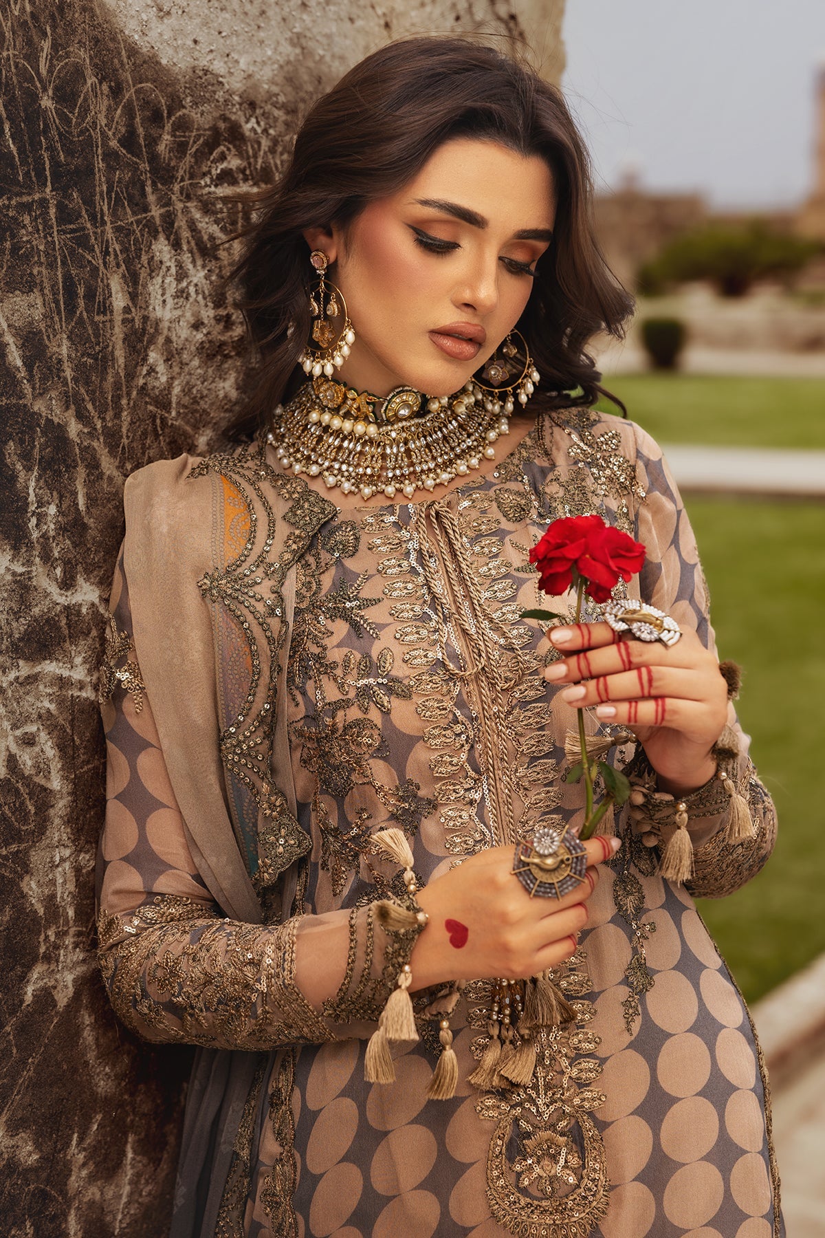 3-PC Unstitched Luxury Chiffon Collection VSL25-11