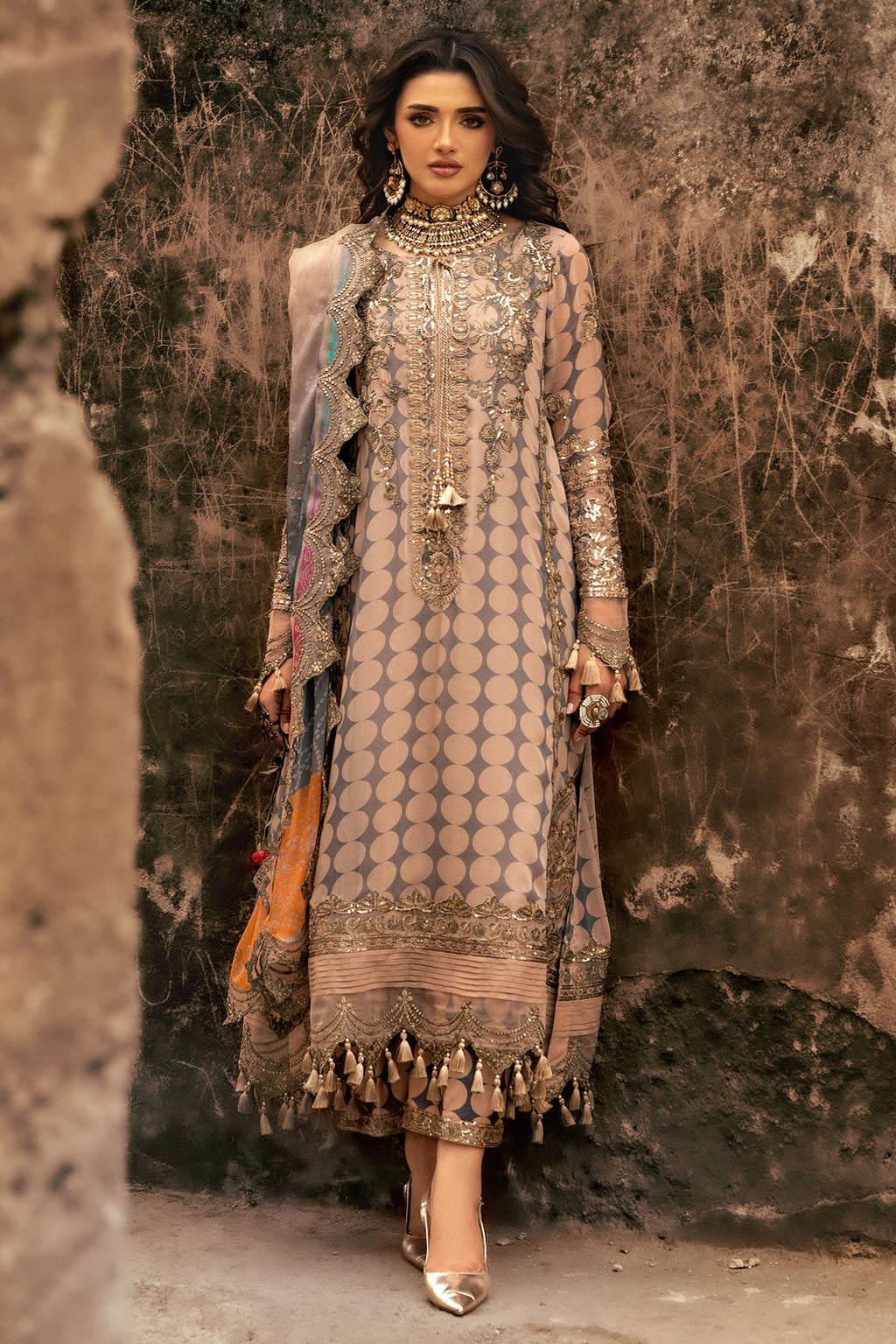 3-PC Unstitched Luxury Chiffon Collection VSL25-11