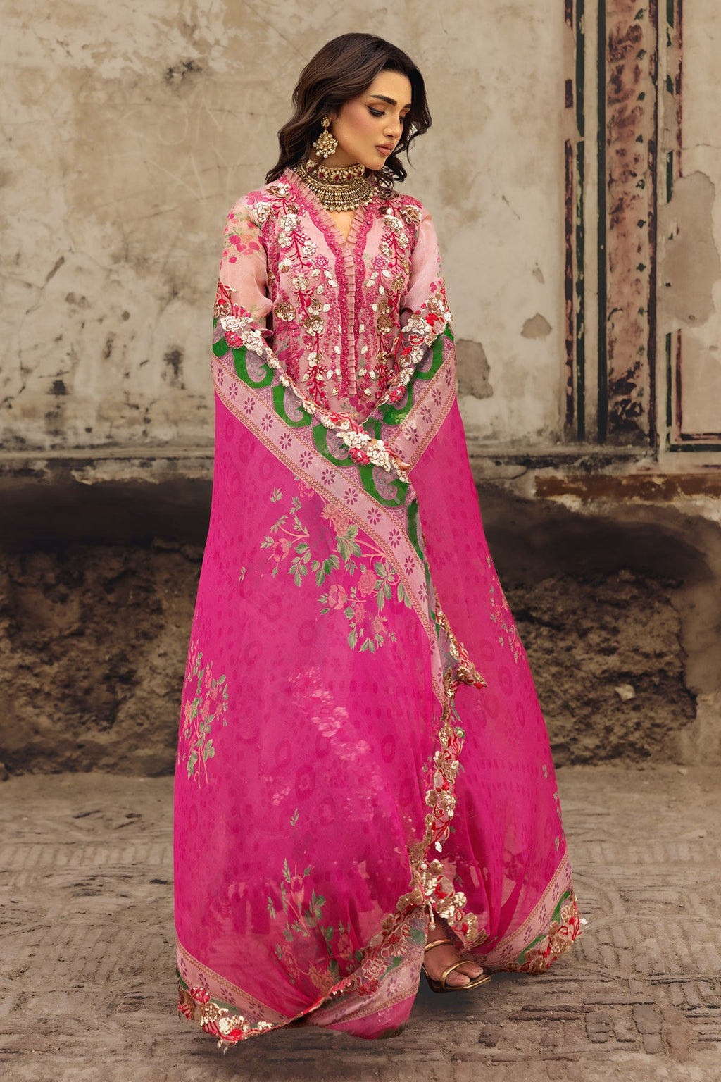 3-PC Unstitched Luxury Chiffon Collection VSL25-12