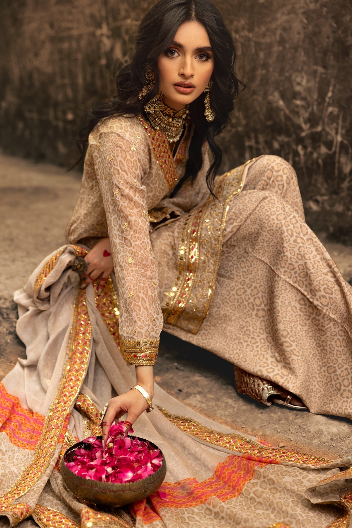 3-PC Unstitched Luxury Chiffon Collection VSL25-13