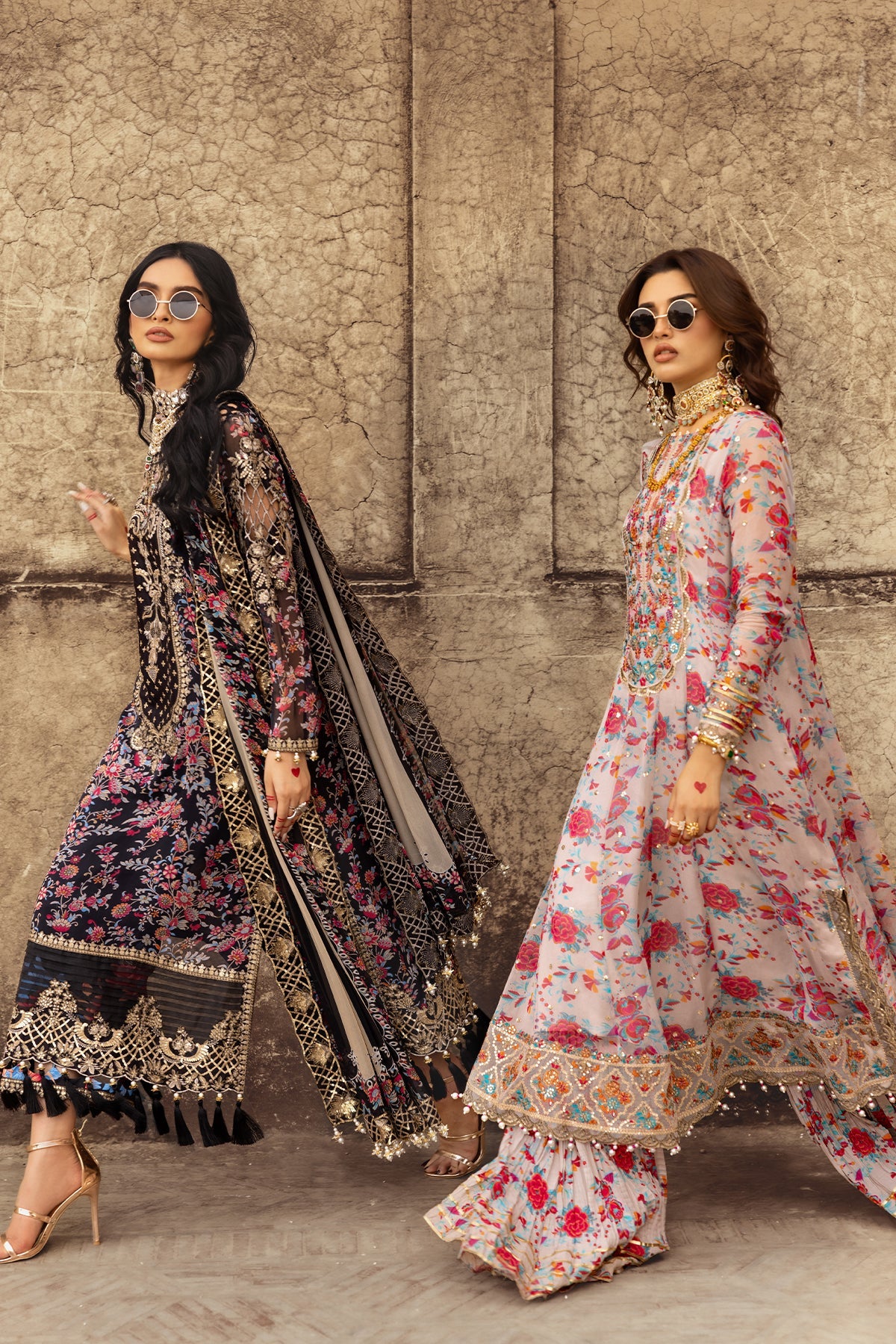 3-PC Unstitched Luxury Chiffon Collection VSL25-09