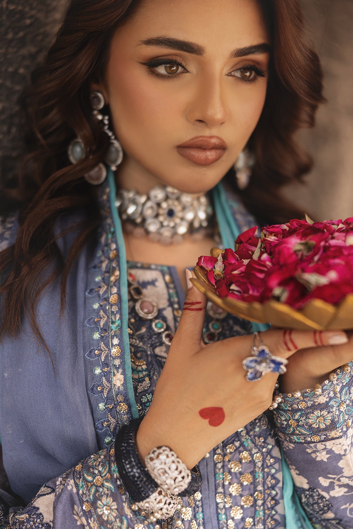 3-PC Unstitched Luxury Chiffon Collection VSL25-07