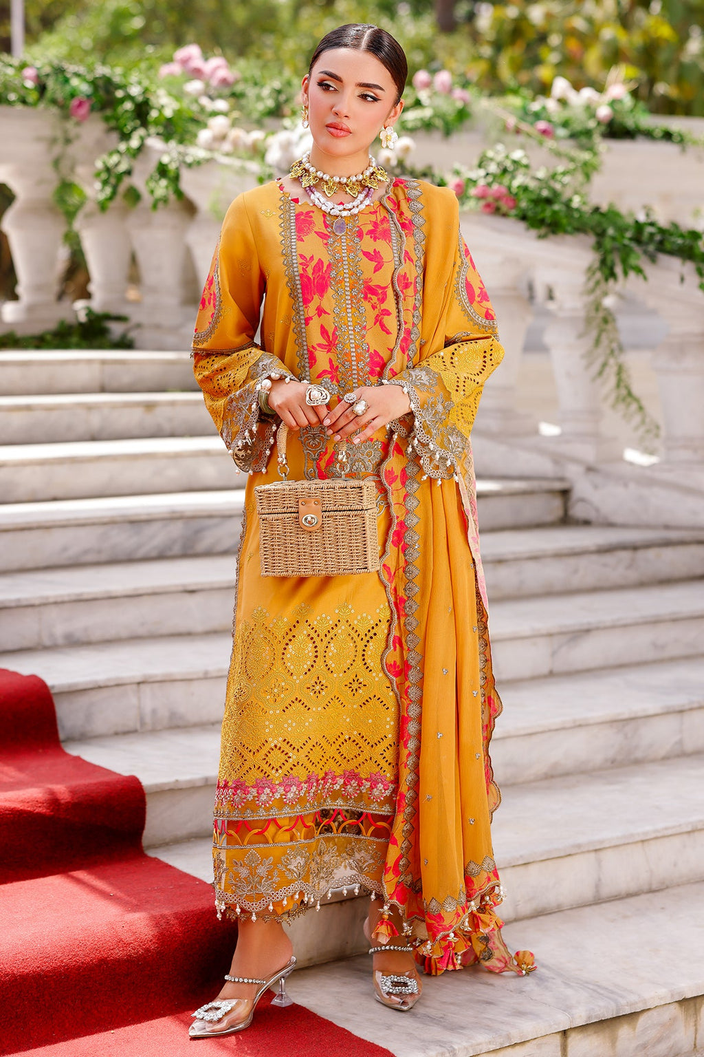 3-PC Unstitched Embroidered Lawn Collection CT5-14