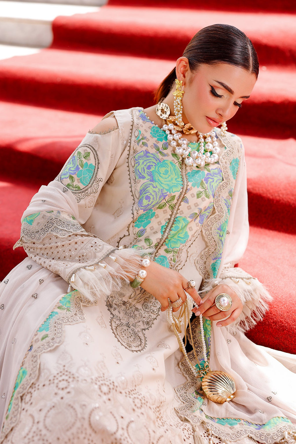 3-PC Unstitched Embroidered Lawn Collection CT5-11