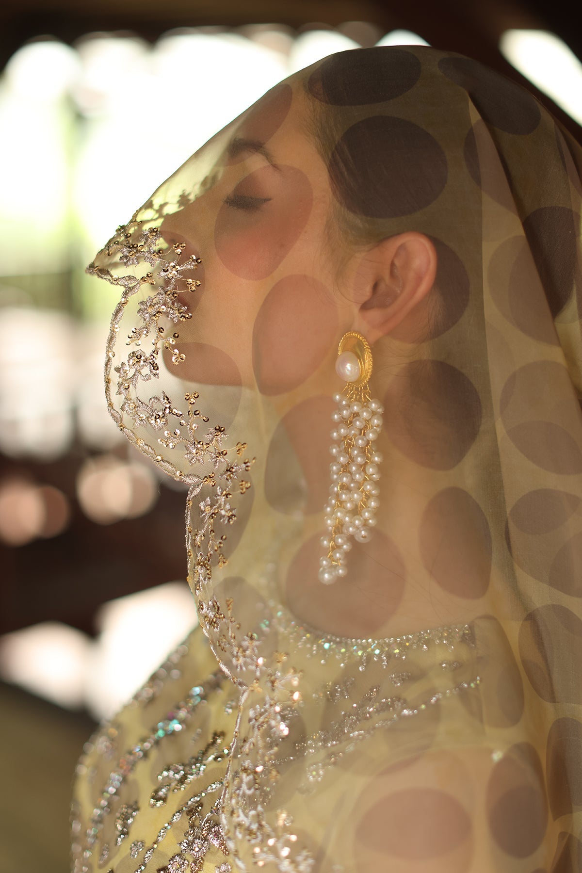 3-PC Embroidered Organza Suit CMA-5-036