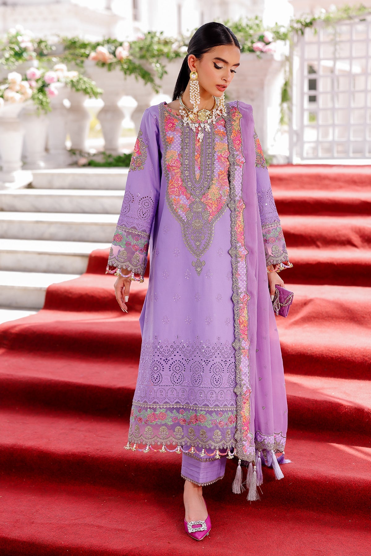 3-PC Unstitched Embroidered Lawn Collection CT5-10