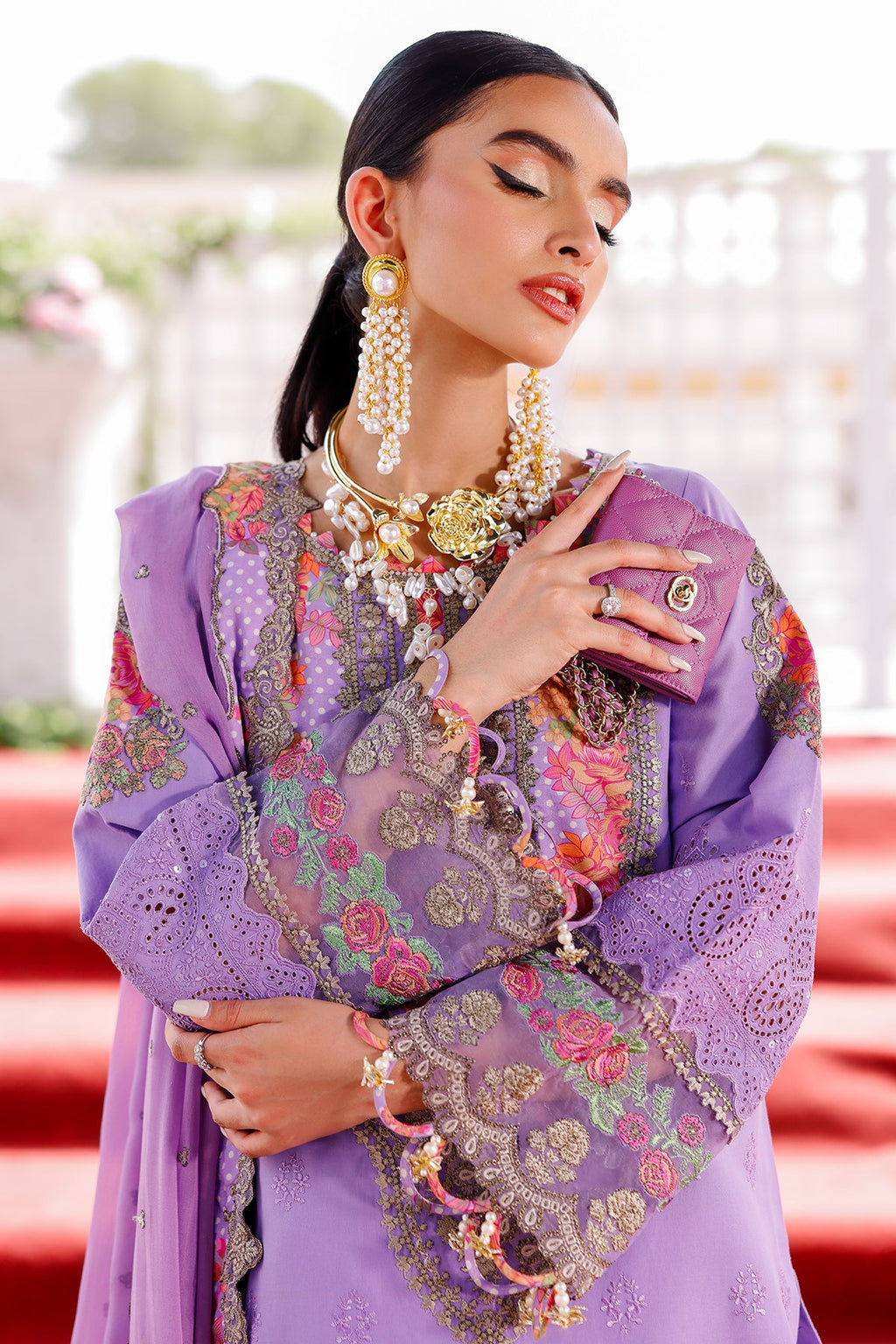 3-PC Unstitched Embroidered Lawn Collection CT5-10