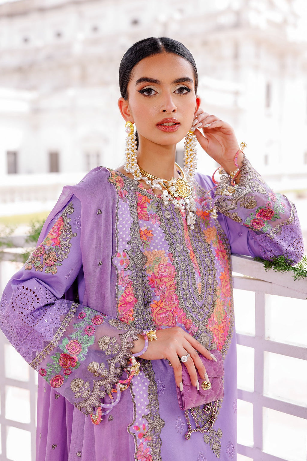 3-PC Unstitched Embroidered Lawn Collection CT5-10