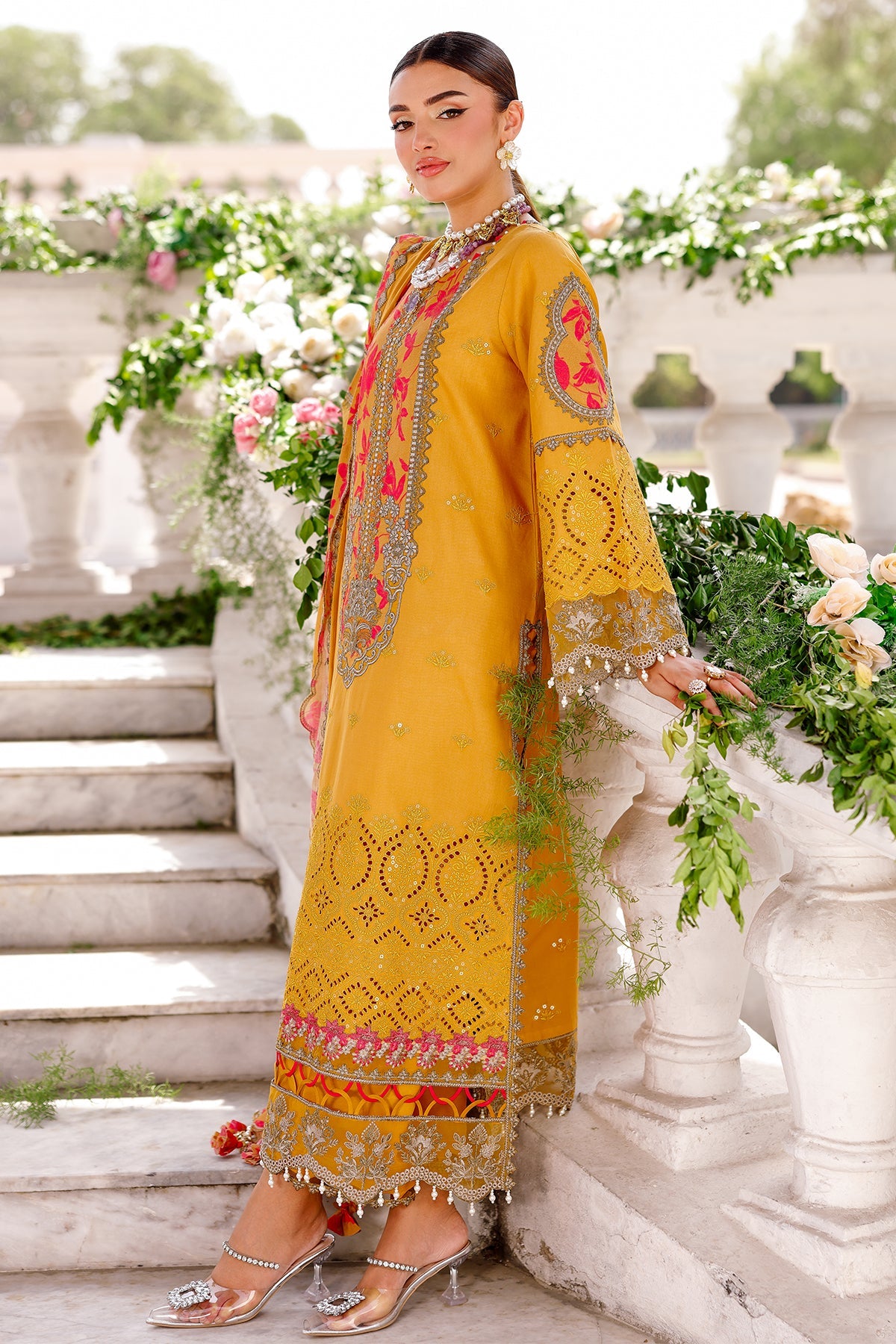 3-PC Unstitched Embroidered Lawn Collection CT5-14