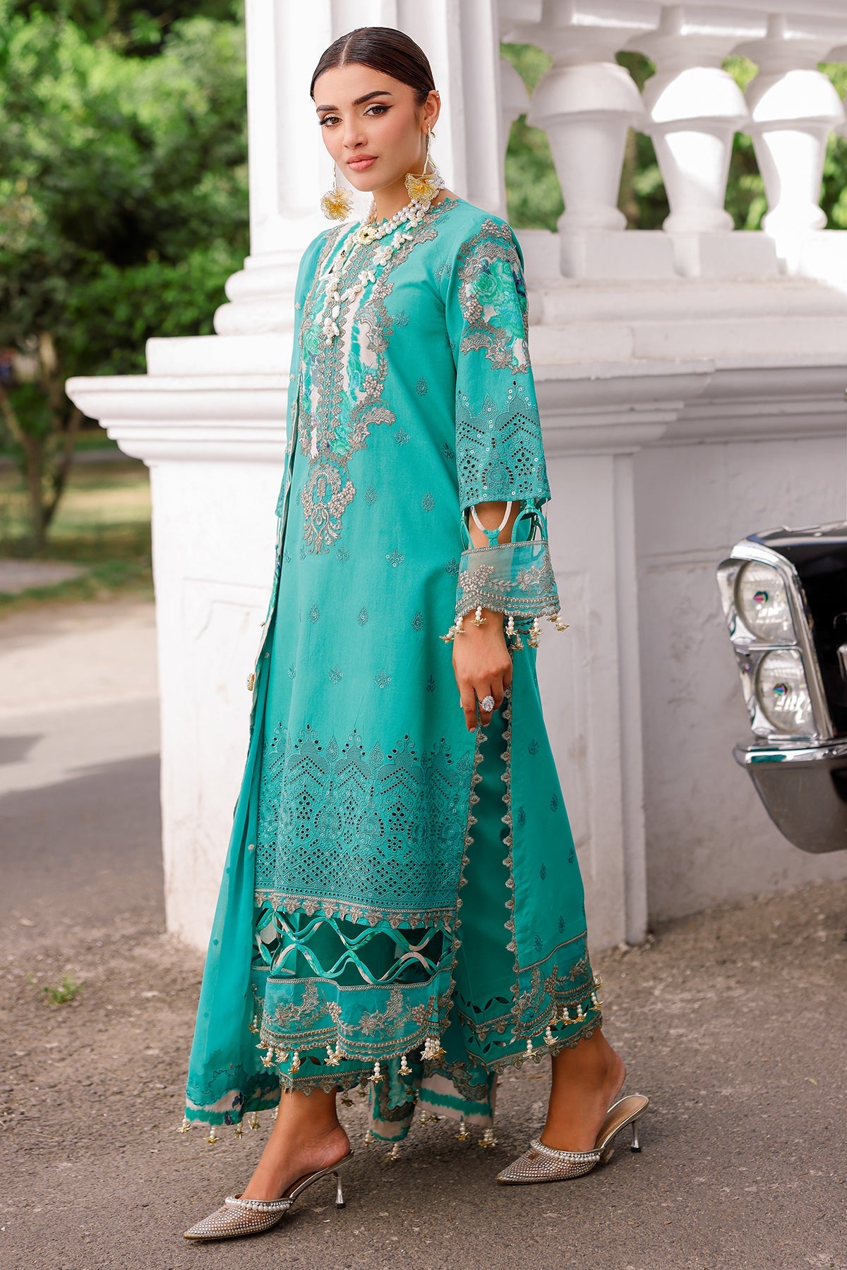 3-PC Unstitched Embroidered Lawn Collection CT5-15