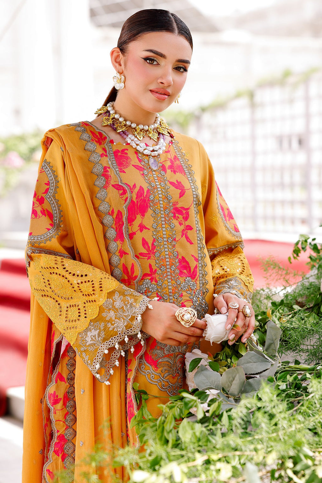 3-PC Unstitched Embroidered Lawn Collection CT5-14